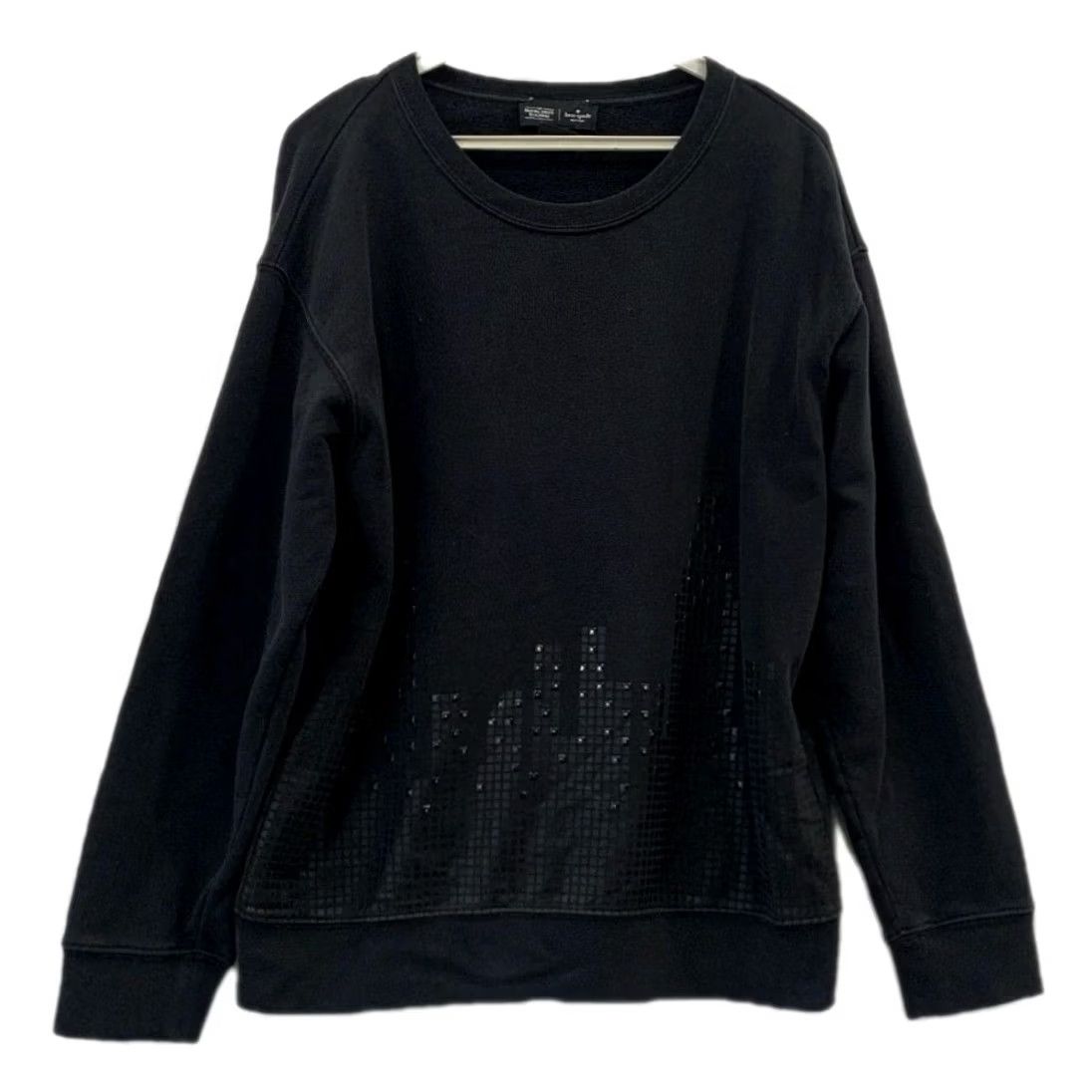 Vintage Kate Spade New York x Empire State Building Sweatshirt Women’s M Black Embellished City Skyline Pullover Size M / US 6-8 / IT 42-44 - 2 Thumbnail