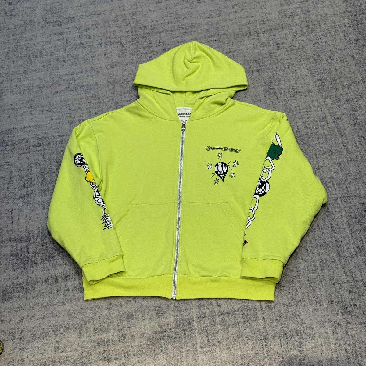 Chrome Hearts Chrome Hearts matty boy link zip hoodie lime green Size US S / EU 44-46 / 1 - 1 Thumbnail