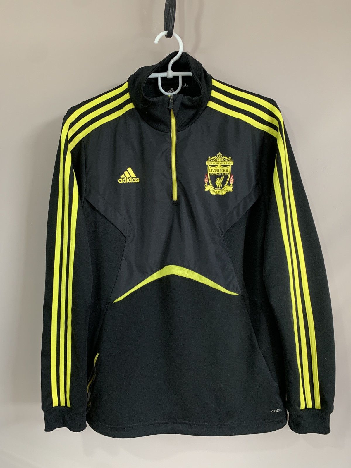 Vintage Liverpool 2010 Football Sweatshirt Adidas Soccer Retro Sz M Size US M / EU 48-50 / 2 - 1 Thumbnail