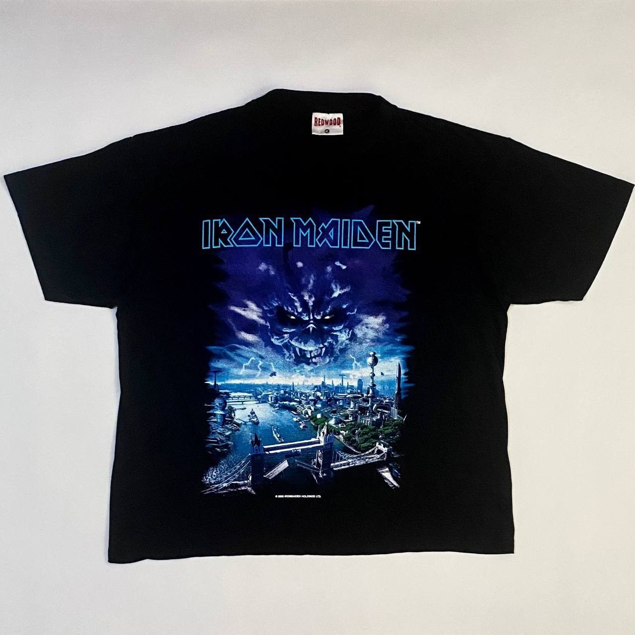 Band Tees × Iron Maiden × Vintage 2000 Iron Maiden " Brave New World " Tour Band T Shirt Size US XL / EU 56 / 4 - 1 Thumbnail