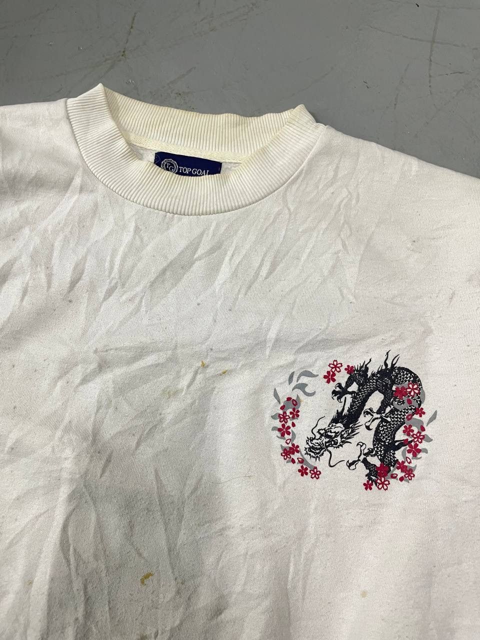 Japanese Brand Vintage Sukajan Japan Souvenir Dragon Tiger Sweatshirt Size US XXL / EU 58 / 5 - 8 Thumbnail