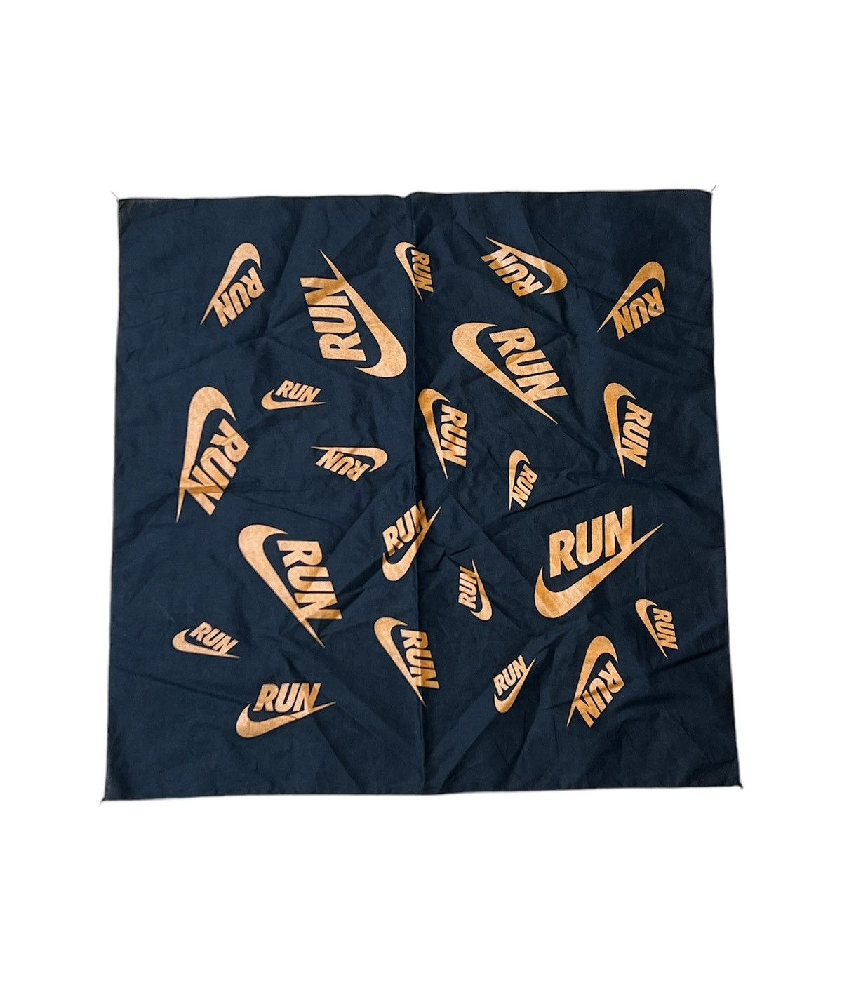 Nike Nike Run Black Bandana Orange Logo Size ONE SIZE - 1 Thumbnail
