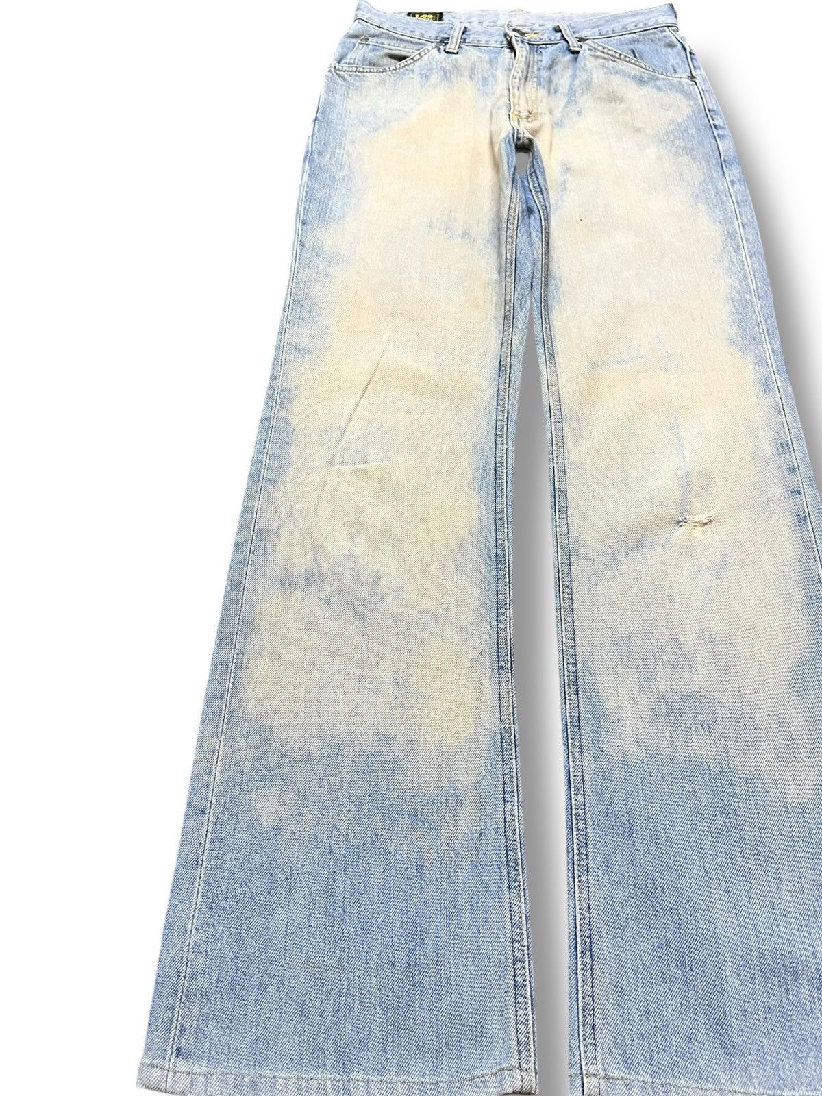 Lee Vintage Lee M.R Flare Faded Denim Size US 29 - 3 Thumbnail