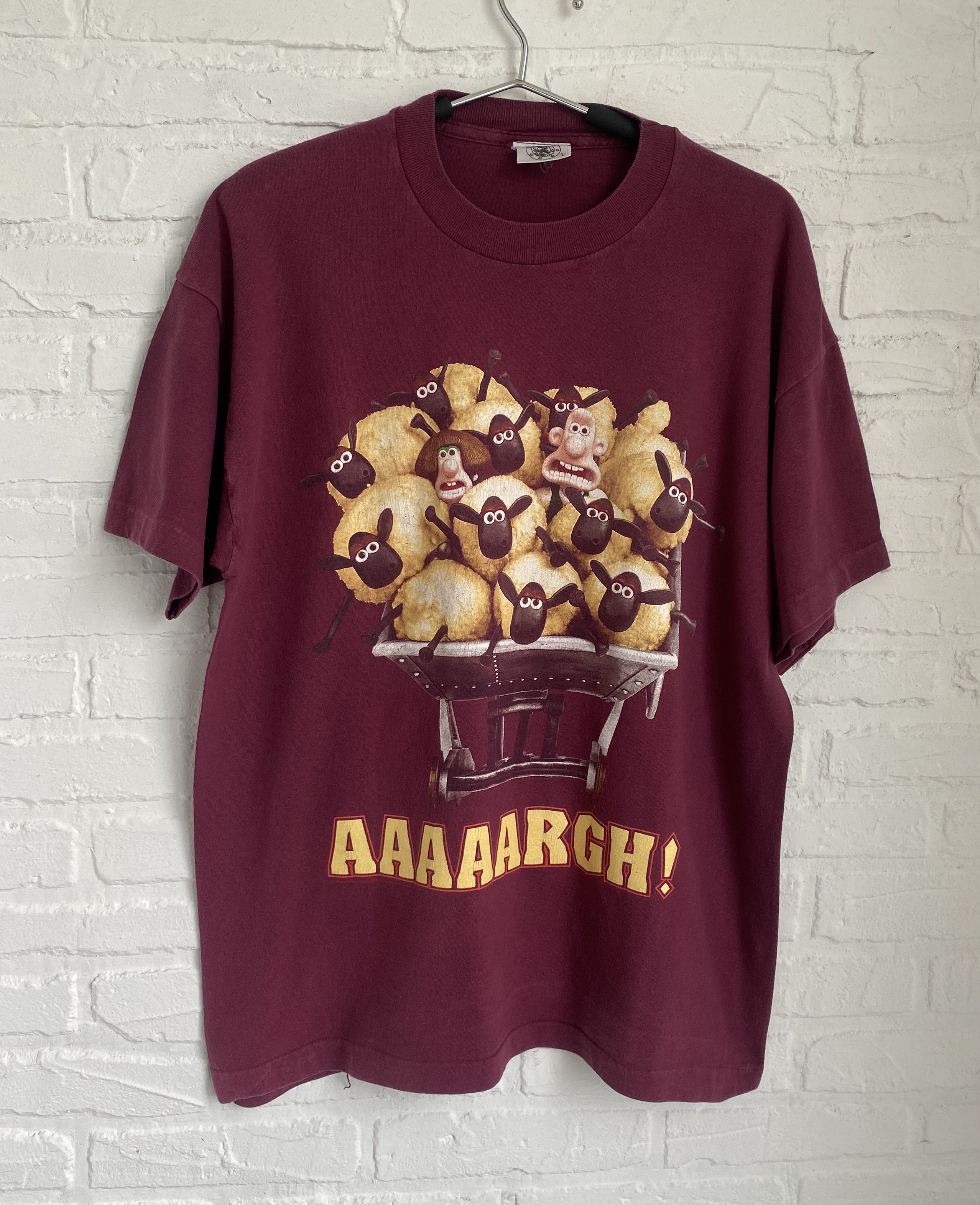 Cartoon Network Vintage 1989 Wallace & gromit sheeps t-shirt Size US L / EU 52-54 / 3 - 1 Thumbnail