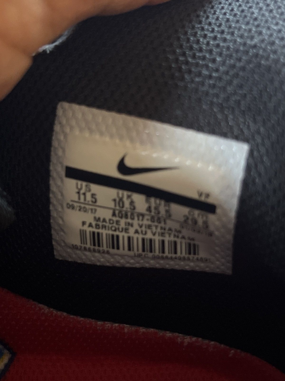 NBA × Nike × Supreme Nike Air Force 1 Mid Supreme NBA Black Size US 11.5 / EU 44-45 - 8 Thumbnail