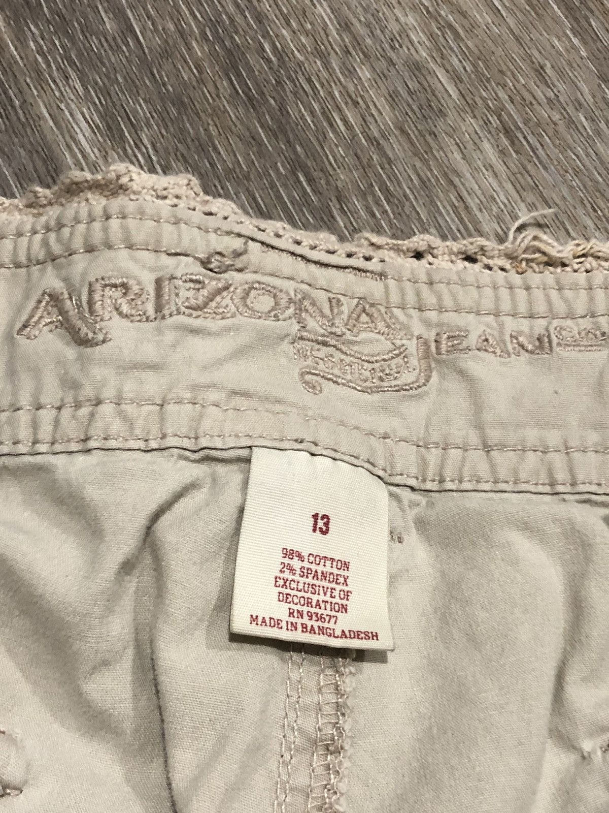 Arizona Jean Co. × Vintage Y2K Arizona Jeans Cargo Shorts Size 36" / US 14 / IT 50 - 6 Thumbnail