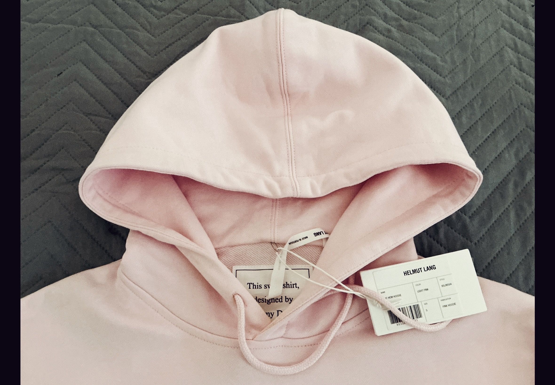 Helmut Lang Helmut Lang x Jeremy Deller Pink Hoodie – Made in Portugal Size US S / EU 44-46 / 1 - 7 Thumbnail