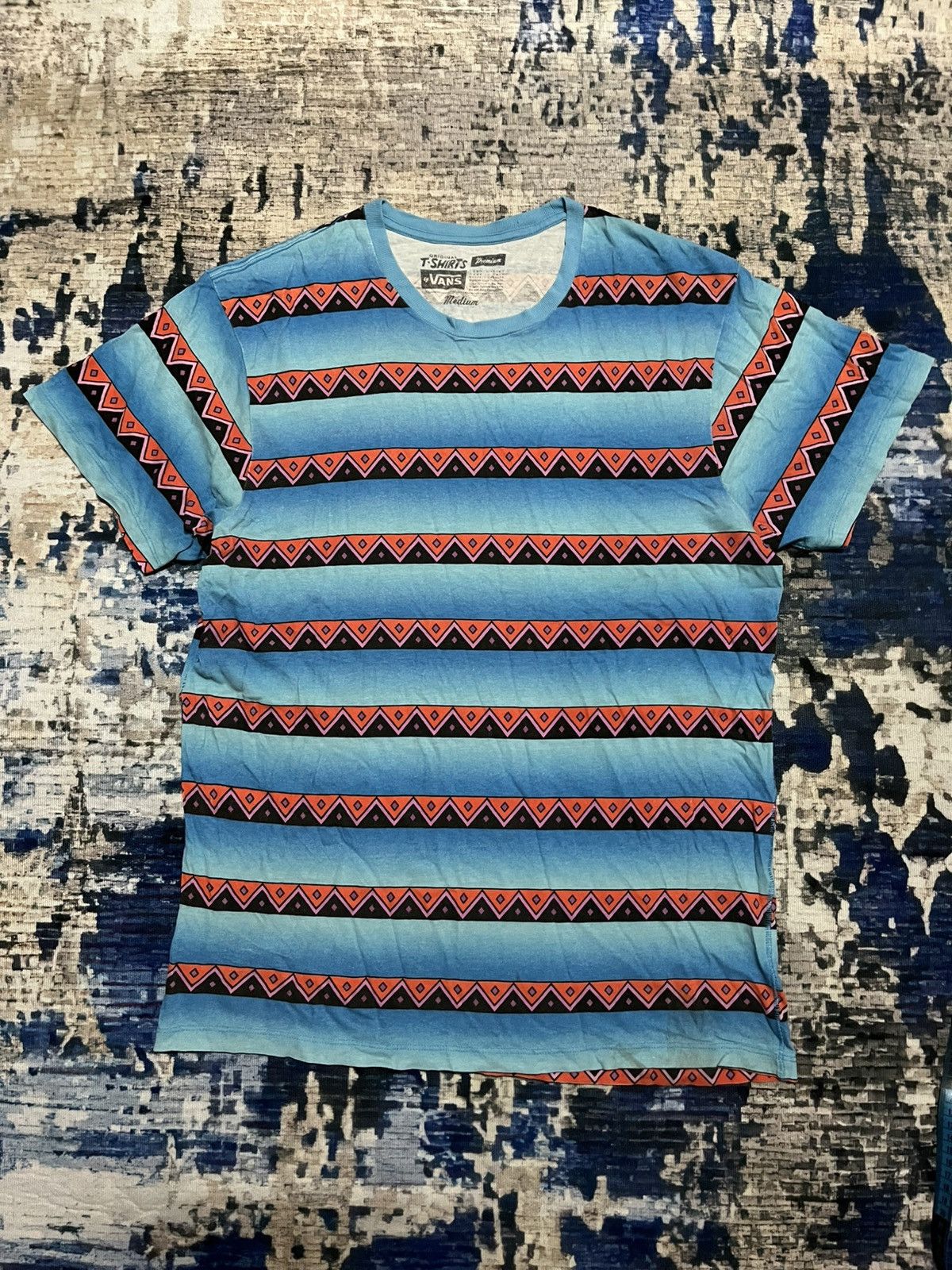 Vans 🔥Vans Stripe Native Design Tee Size US M / EU 48-50 / 2 - 1 Thumbnail
