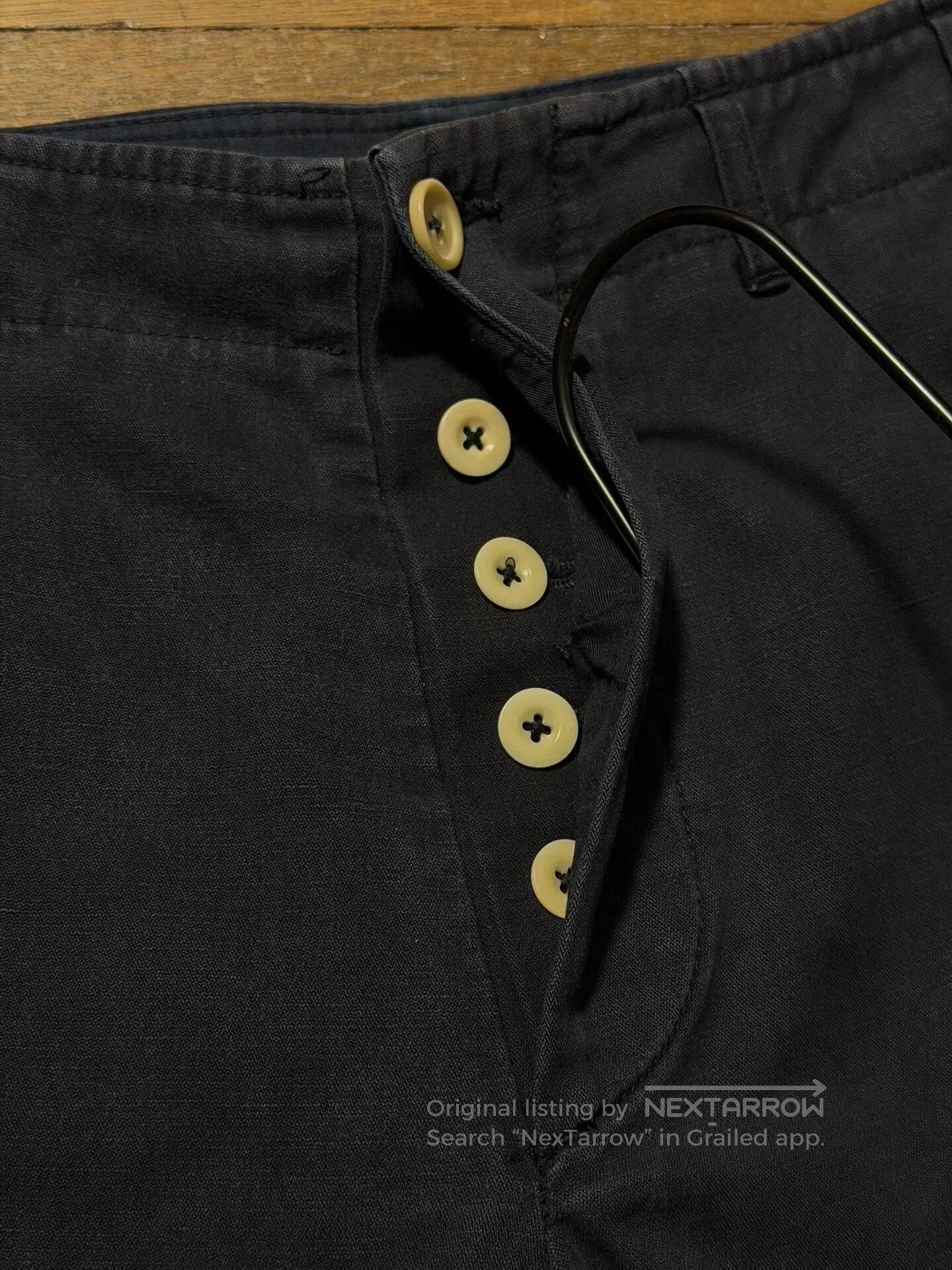Ann Demeulemeester Ann Demeulemeester Cotton Wide-Leg Trousers. Size US 26 / EU 42 - 7 Thumbnail