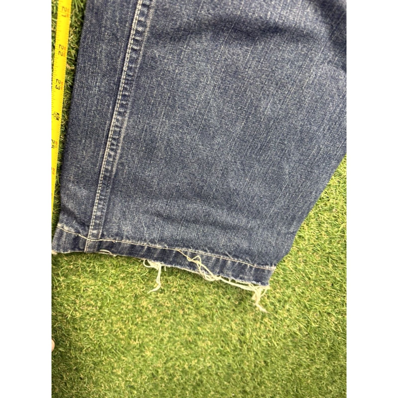 Express Express Jeans Mens 32x30 Precision Fit Wide Leg Denim Jeans 5-Pocket Blue Casual Y2K Mens Size US 32 / EU 48 - 6 Thumbnail