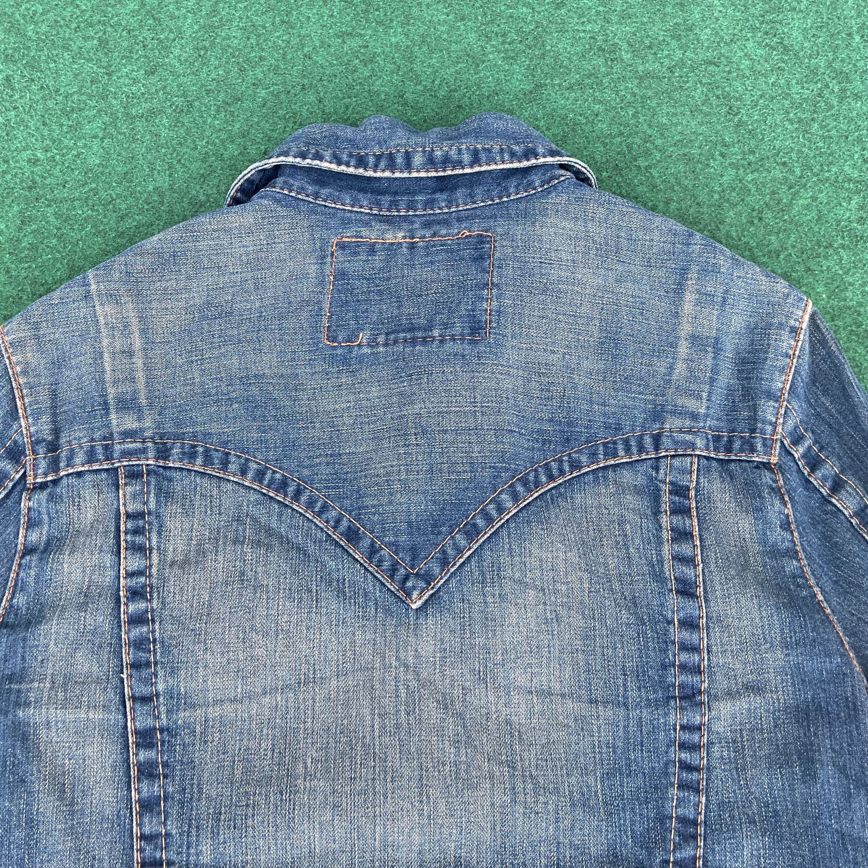 True Religion × Vintage Vtg True Religion Jimmy Jeans Jacket Size US M / EU 48-50 / 2 - 9 Thumbnail