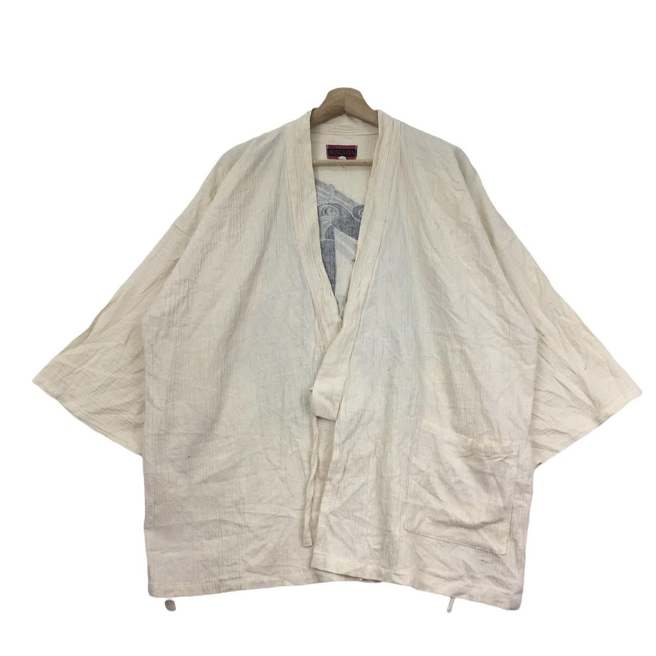 Vintage Vtg IKISUGATA TOKYO SUMO Japan Art Jacket Kimono Size US L / EU 52-54 / 3 - 2 Thumbnail