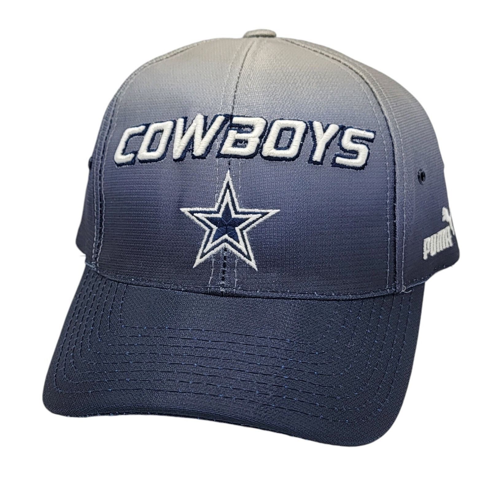 Puma Dallas Cowboys NFL Puma The Slick Pro Line 90's OSFM Hat Cap Size ONE SIZE - 6 Thumbnail
