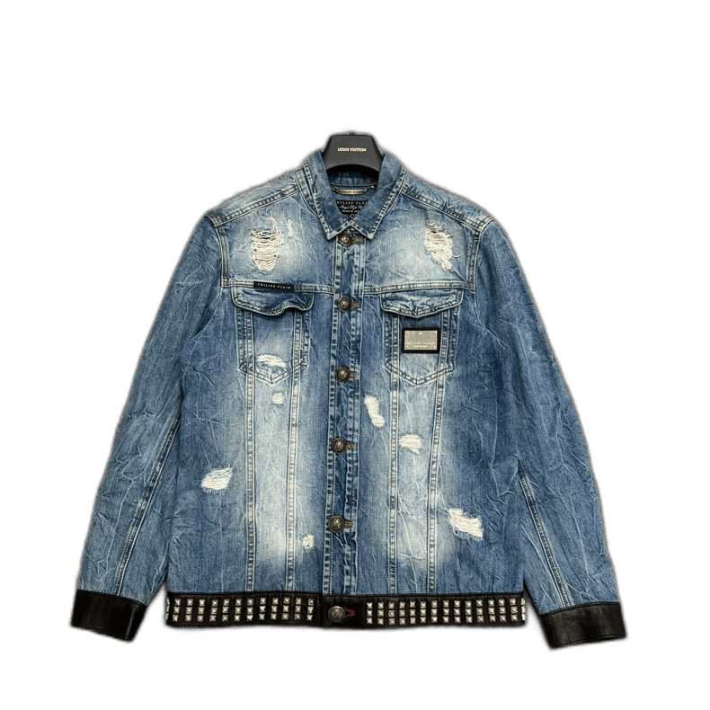 Philipp Plein Philipp Plein studded denim jacket Size US L / EU 52-54 / 3 - 1 Thumbnail
