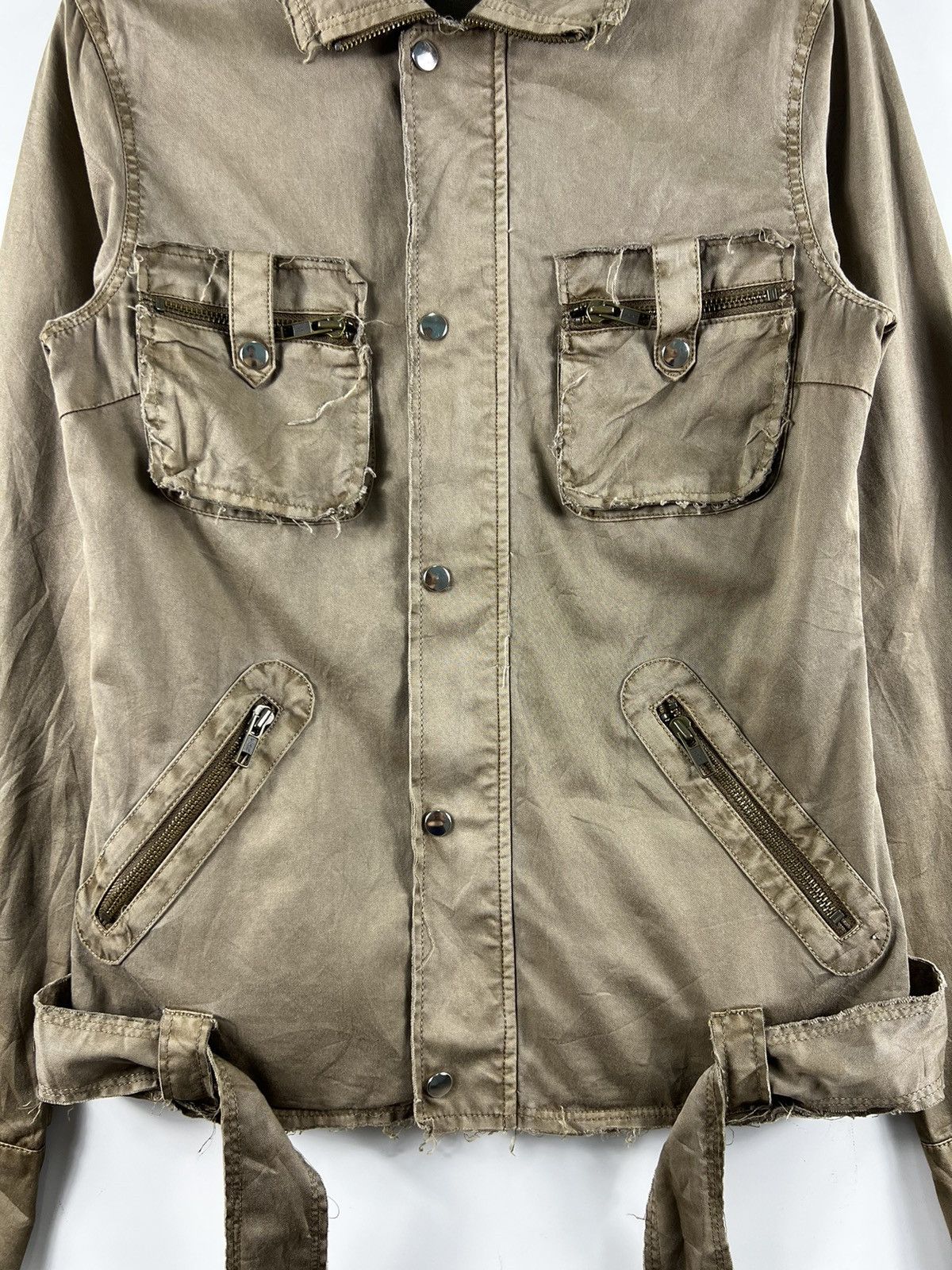Japanese Brand 🔥 japanese bondage style crop jacket Size XS / US 0-2 / IT 36-38 - 4 Thumbnail