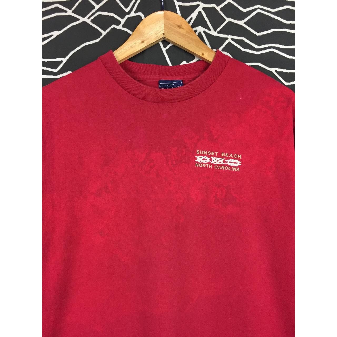 Camp David × Vintage Vtg Camp David Sunset Beach North Carolina Embroidery Tee Size US M / EU 48-50 / 2 - 3 Thumbnail