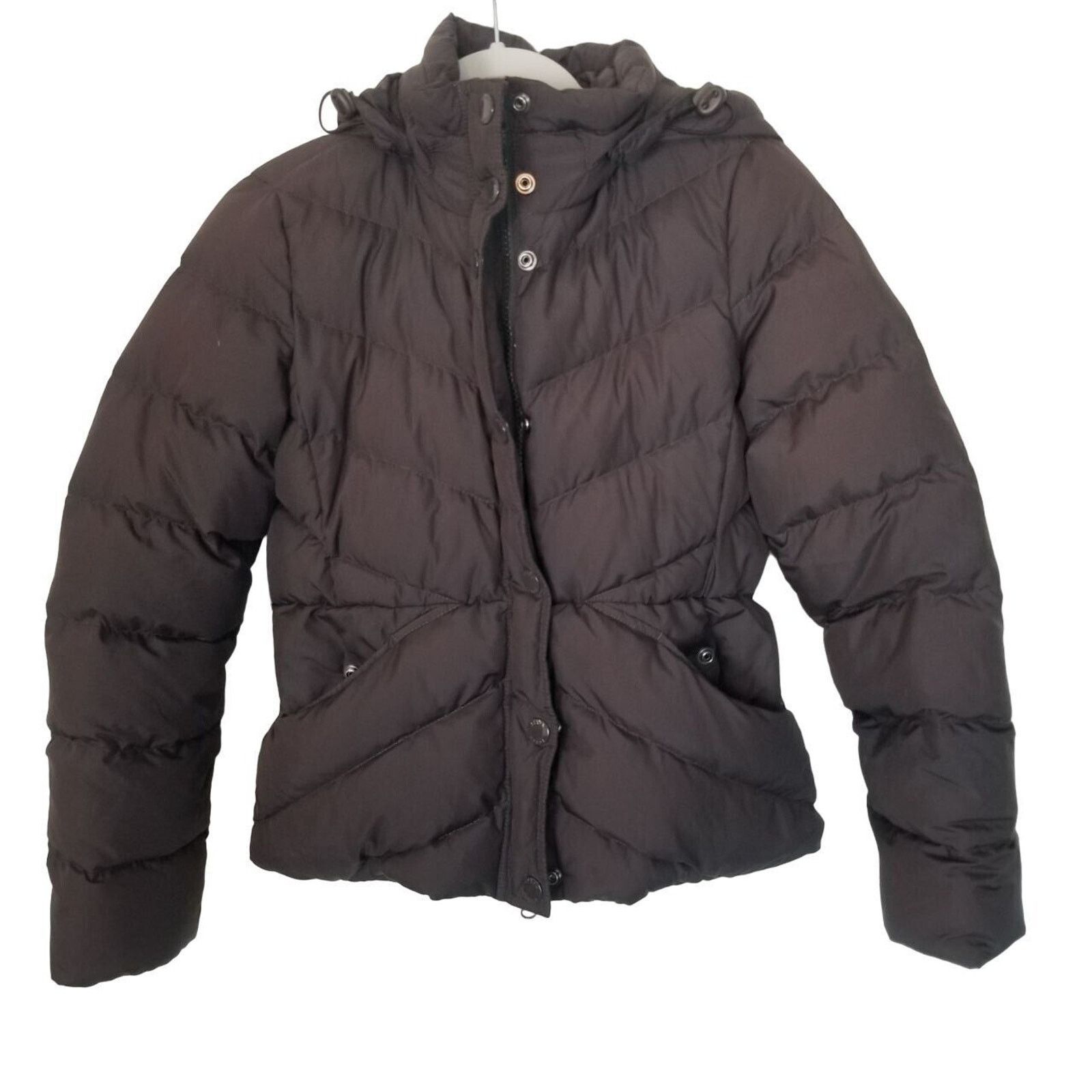 J.Crew J. Crew Womens Chocolate Brown Puffer Down Coat Size S Ski Size S / US 4 / IT 40 - 1 Thumbnail