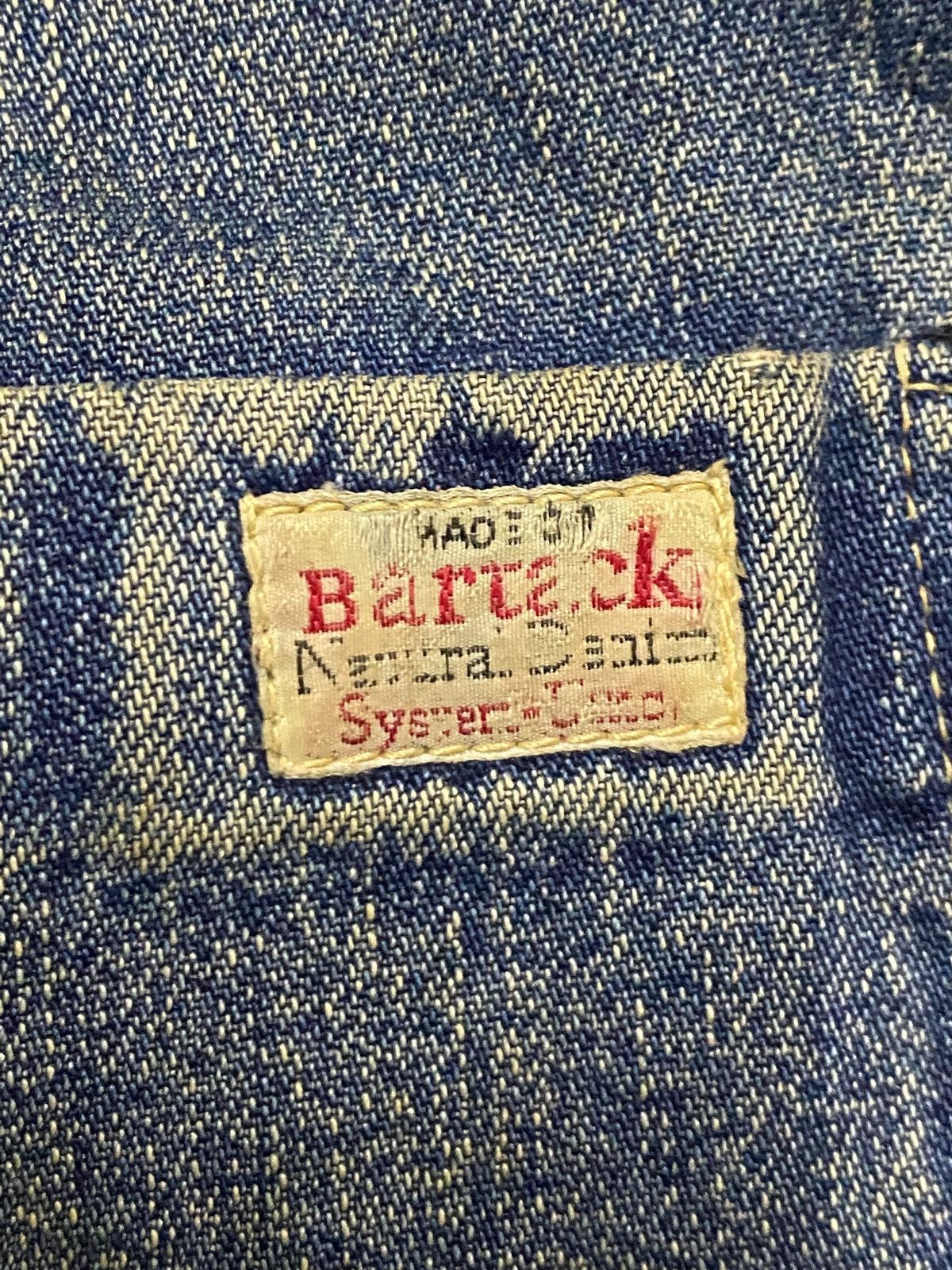 Japanese Brand Japanese Brand Bartack Mud Wash Distressed Baggy Jeans Size US 31 - 15 Thumbnail