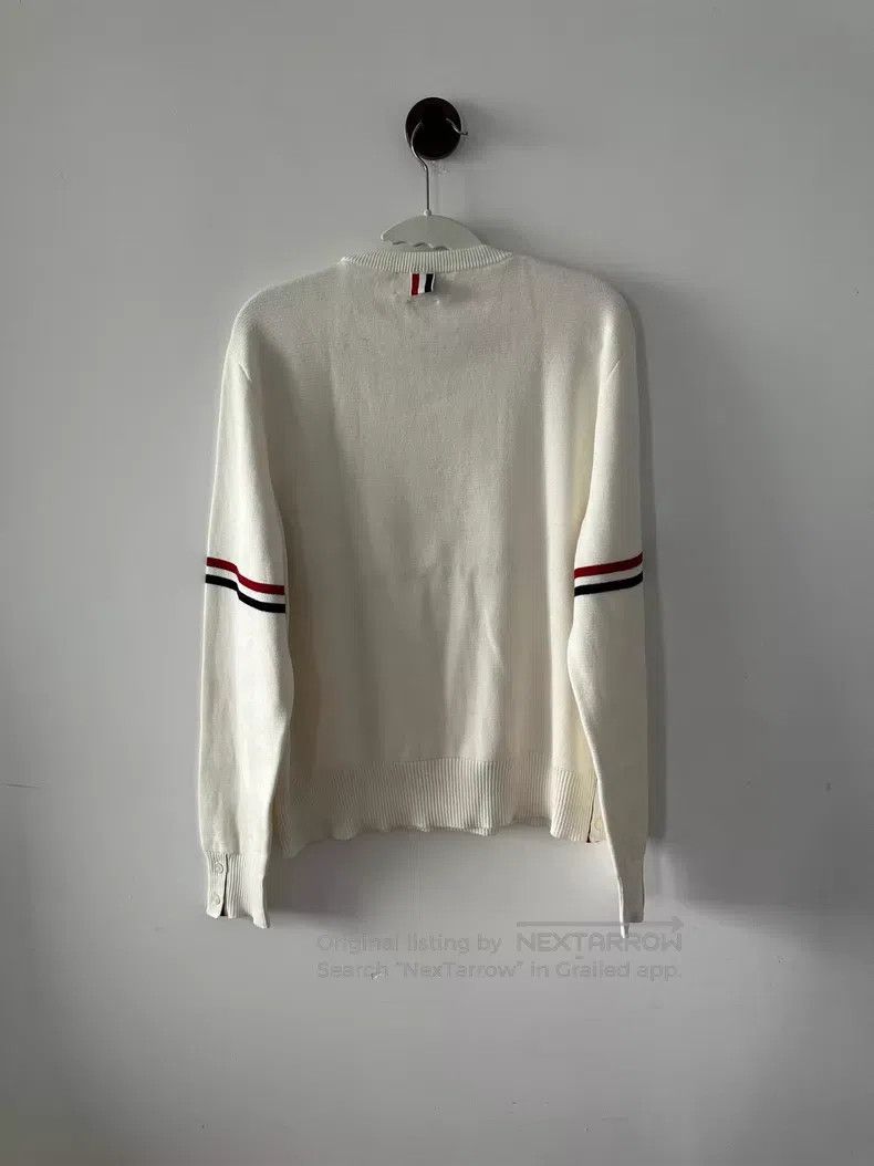 Thom Browne Thom Browne Double Sleeve Logo Sweater Size US M / EU 48-50 / 2 - 2 Thumbnail