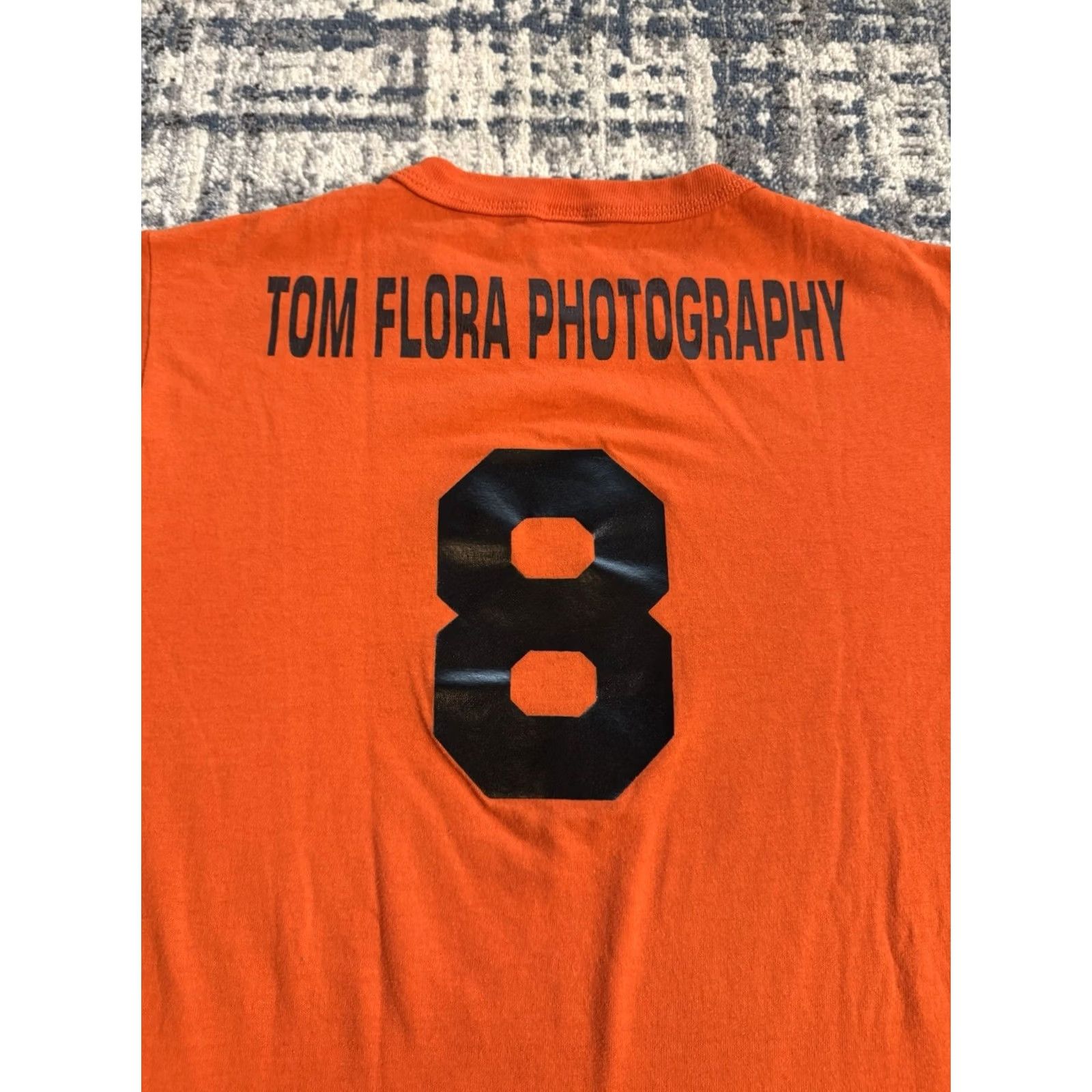 Russell Athletic VINTAGE Russell Athletic Orioles Baseball Tom Flora Photography T Shirt Sz S Orange Graphic Print 80s Men Size US S / EU 44-46 / 1 - 4 Thumbnail
