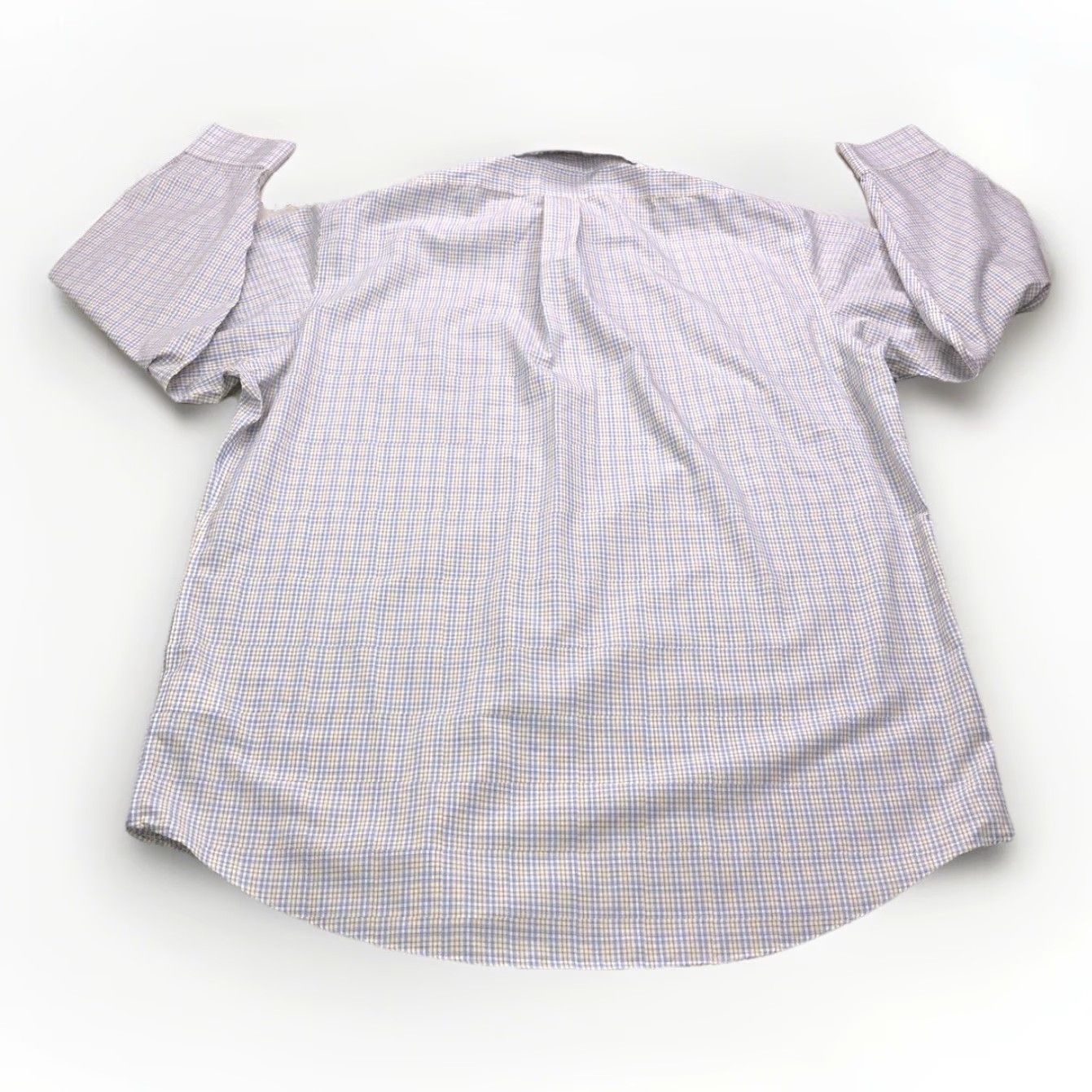 Brooks Brothers Brooks Brothers Madison Non Iron 100% Cotton Plaid Oxford Mens Dress Shirt XL Multicolor Regular 17-34 Men Size 46R - 7 Thumbnail