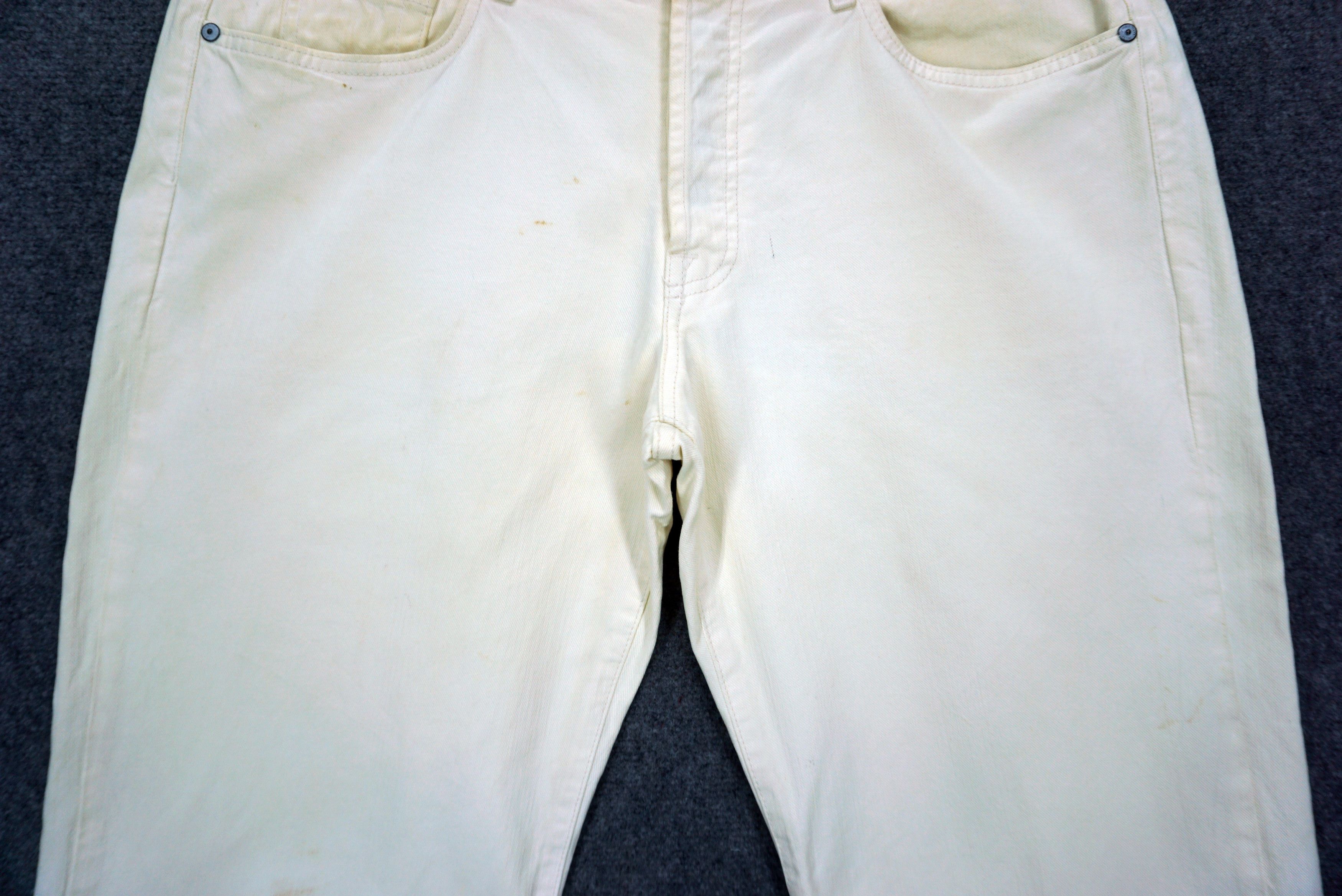 7 For All Mankind 7FAM Jeans Size 36 fit W37xL35 Straight-Leg Denim USA Size US 36 / EU 52 - 6 Thumbnail