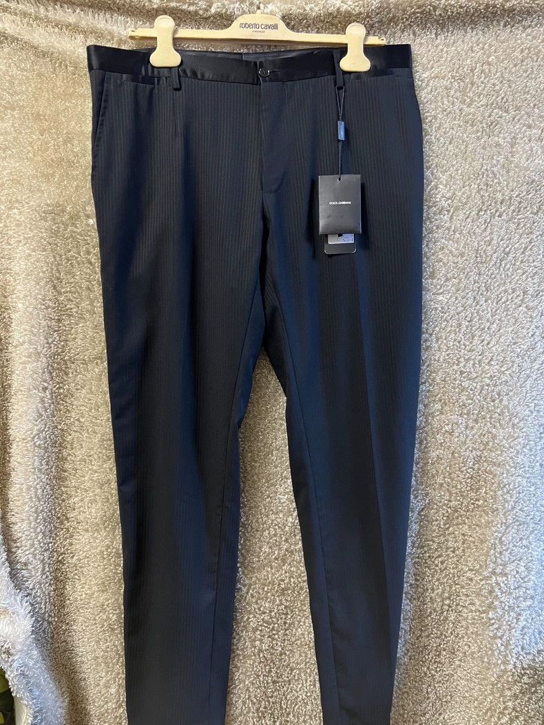 Dolce & Gabbana Dolce & Gabbana Men's Wool Casual Trousers Size US 34 / EU 50 - 1 Thumbnail