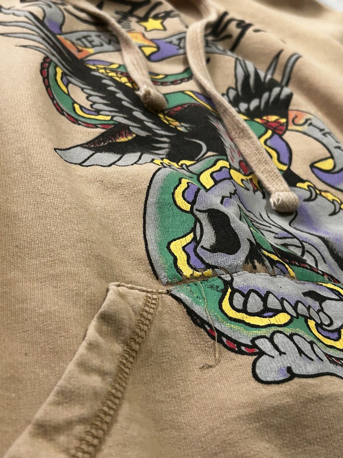 Ed Hardy Ed Hardy NYC Eagle Skull Fleece Hoodie Size US S / EU 44-46 / 1 - 4 Thumbnail