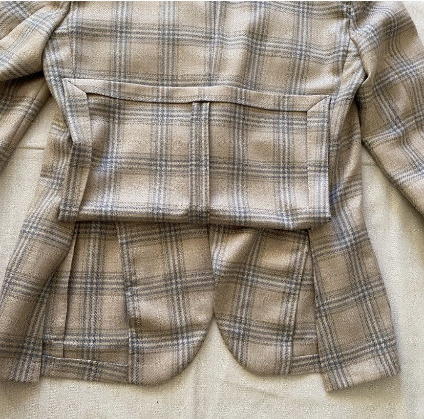 Tombolini Tombolini Wool Silk Blend Jacket Size 52L Size 52L - 10 Thumbnail