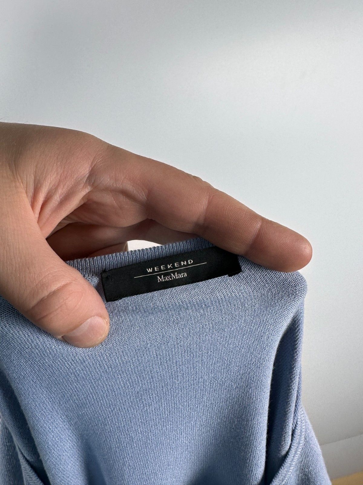 Max Mara Max Mara Crew Neck Sweater Cotton Silk Pullover Blue Size M Size M / US 6-8 / IT 42-44 - 7 Thumbnail
