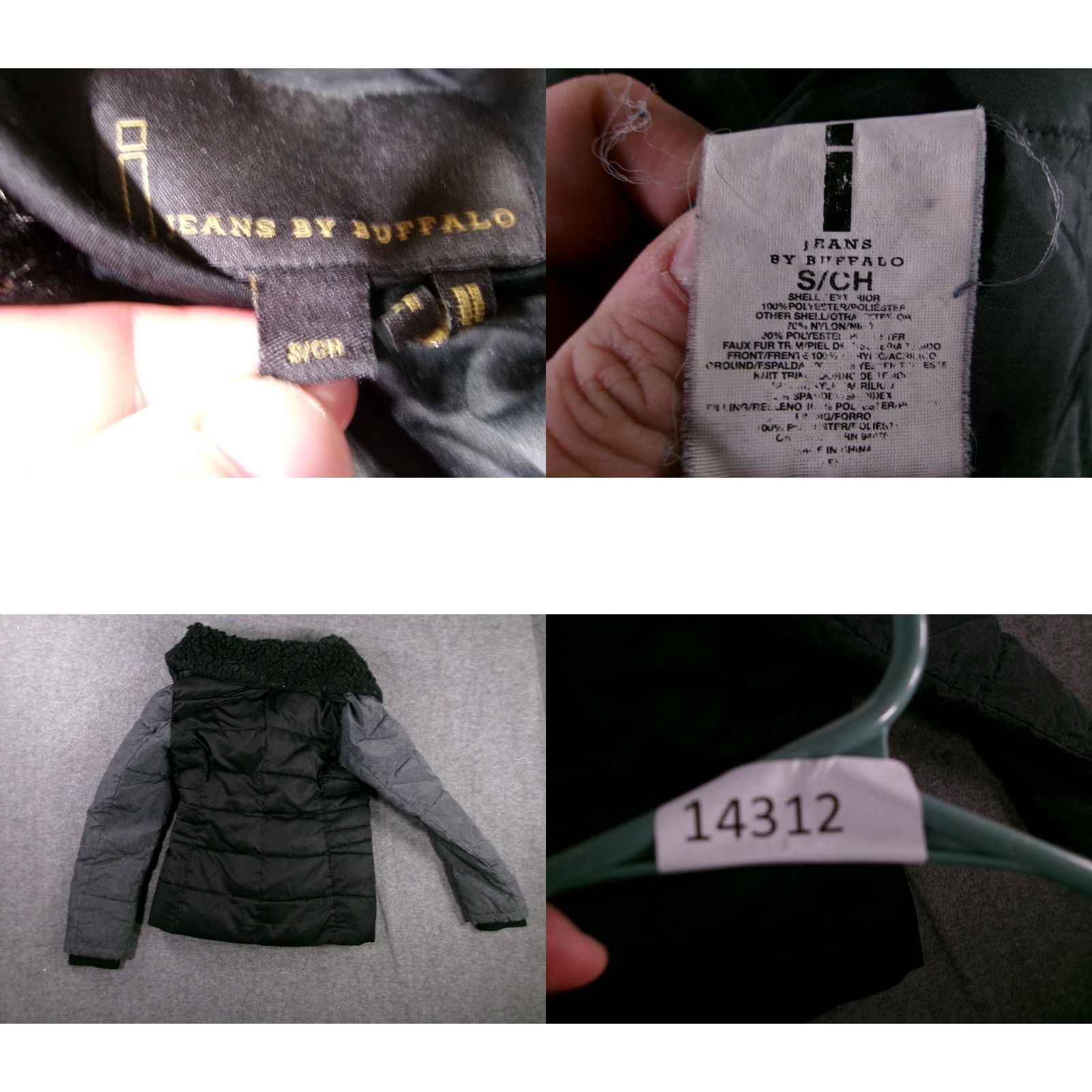 Cole Haan Cole Haan Black Faux Fur Puffer Jacket Women S Mid-Length Zip Insulated Lined Pockets Warm Winter Casual 90s Chic Size 28" / US 6 / IT 42 - 8 Thumbnail