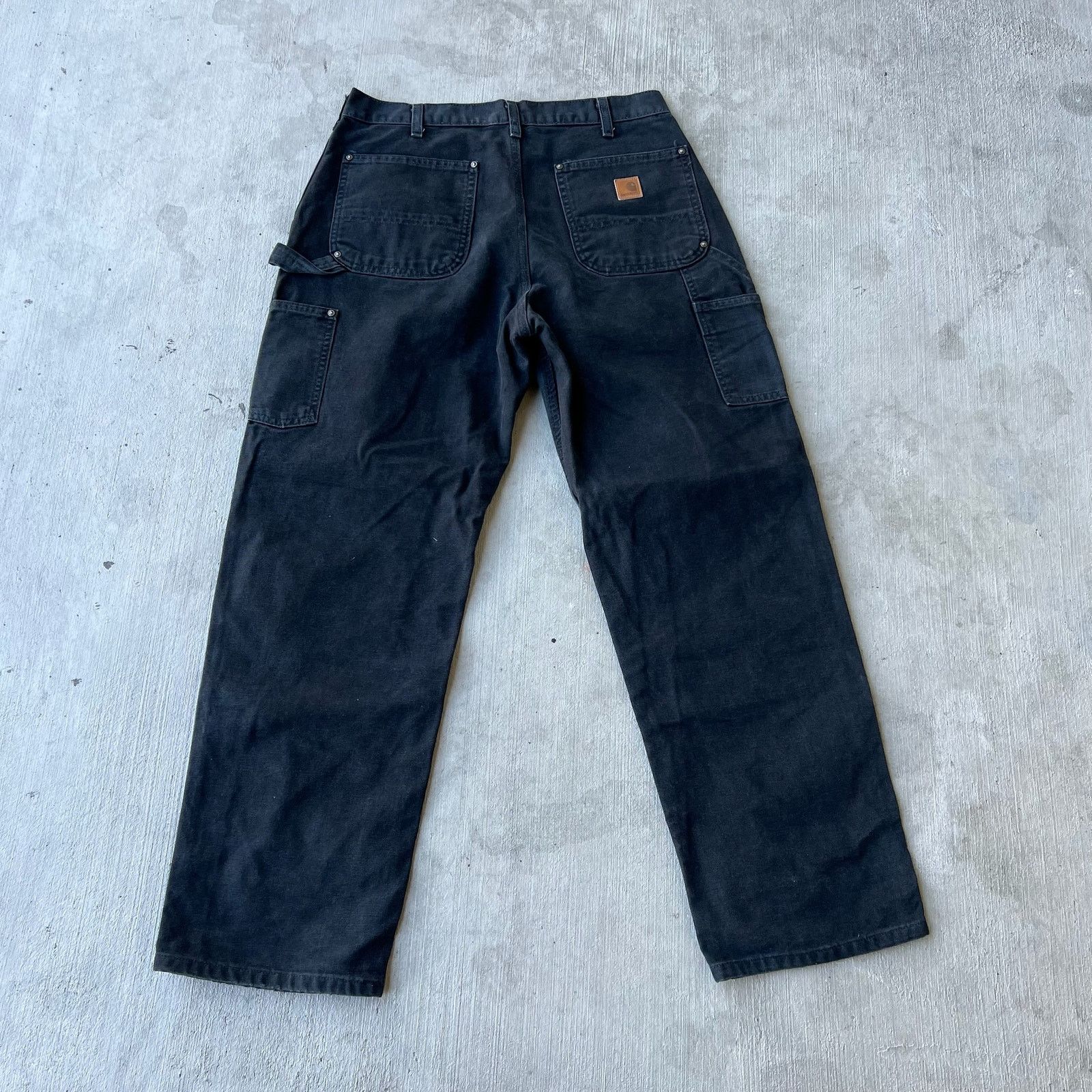 Carhartt × Vintage Carhartt black double knee work wear carpenter pants Size US 32 / EU 48 - 4 Thumbnail