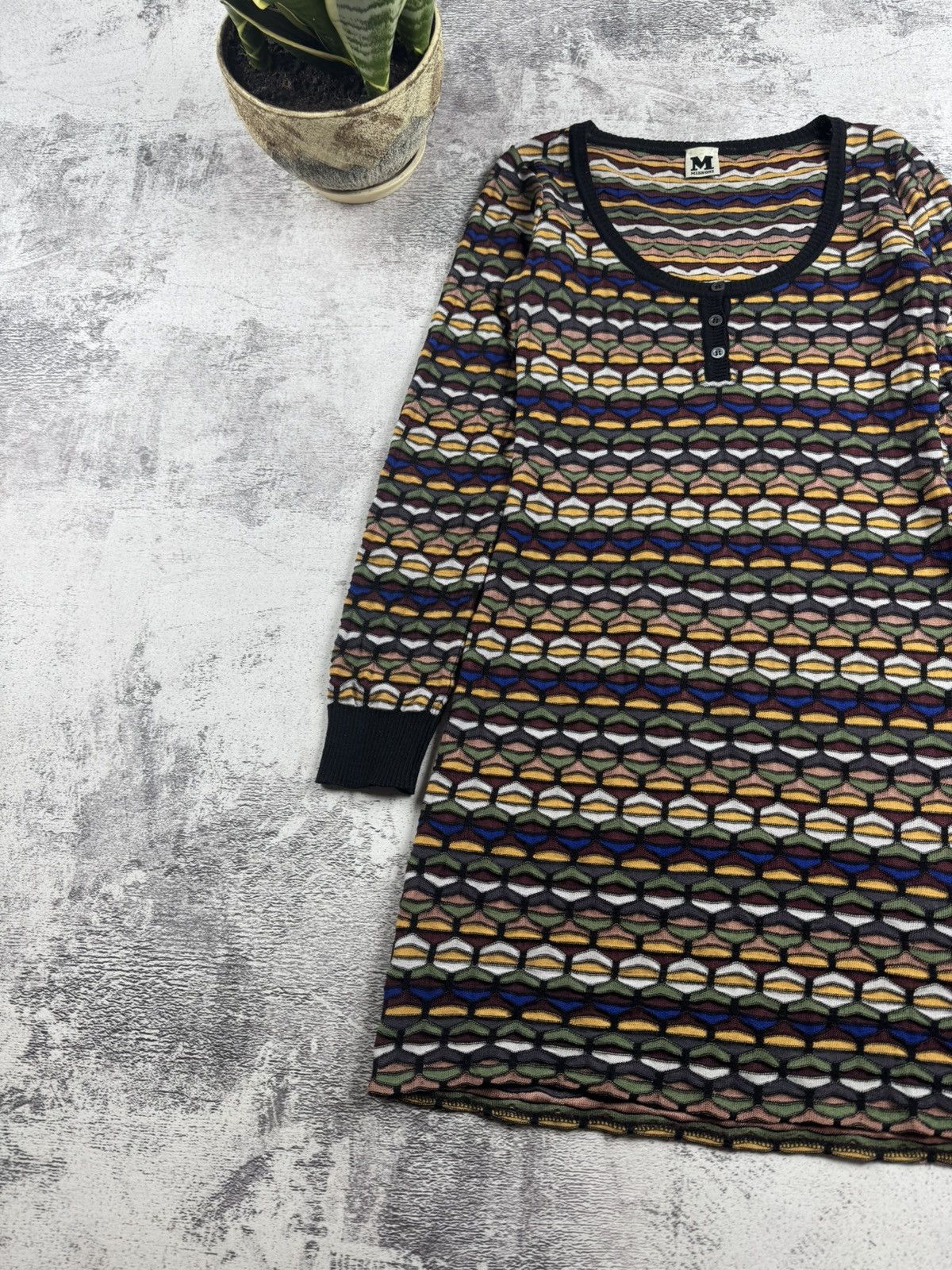 Missoni Missoni Knit 42 Size Wool Dress Tunic Black Longsleeve Size M / US 6-8 / IT 42-44 - 11 Thumbnail