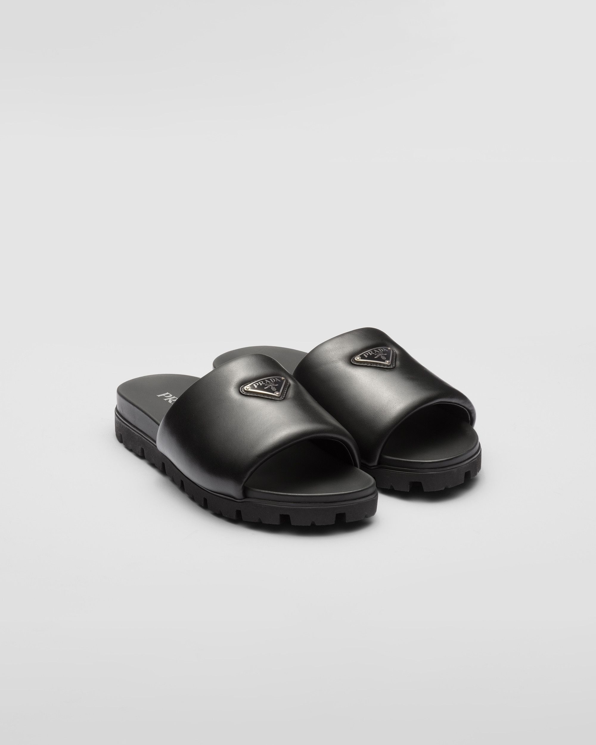 Prada slide sandals online