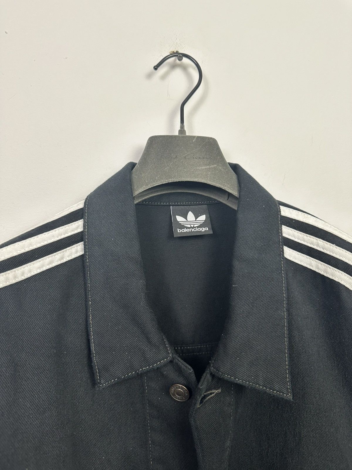 Adidas × Balenciaga Oversized Denim Jacket Size US L / EU 52-54 / 3 - 2 Thumbnail