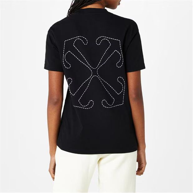 Off-White o1g2r1mq1224 T Shirt in Black Size XXS / US 00 / IT 34 - 5 Thumbnail