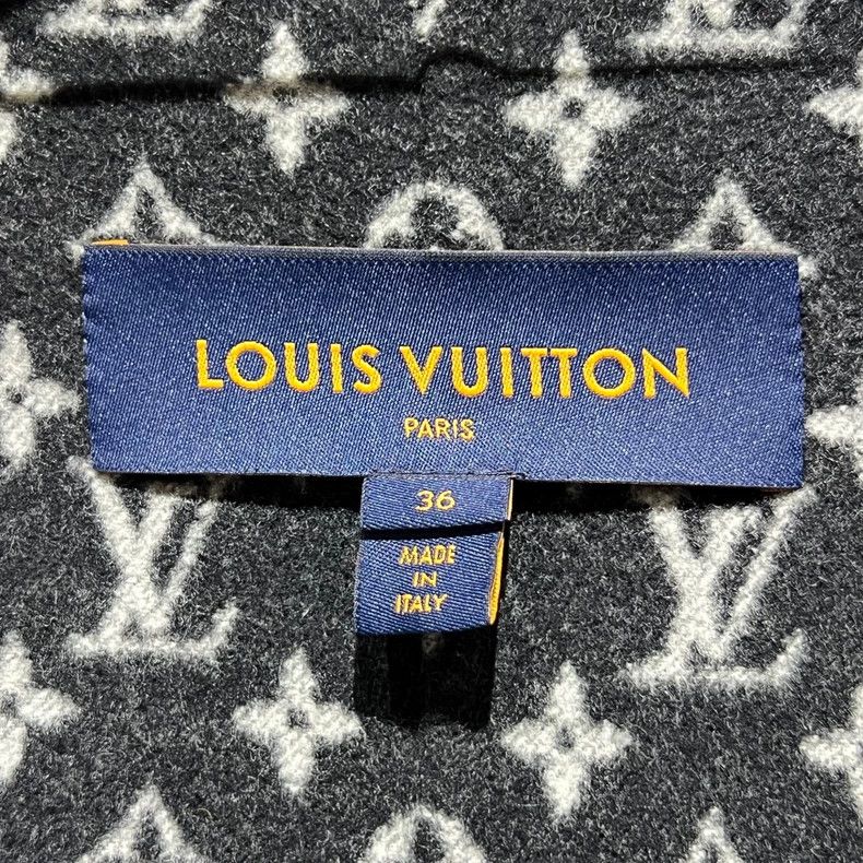 Louis Vuitton Louis Vuitton Black presbyopic full print bathrobe coat Size XS / US 0-2 / IT 36-38 - 4 Thumbnail