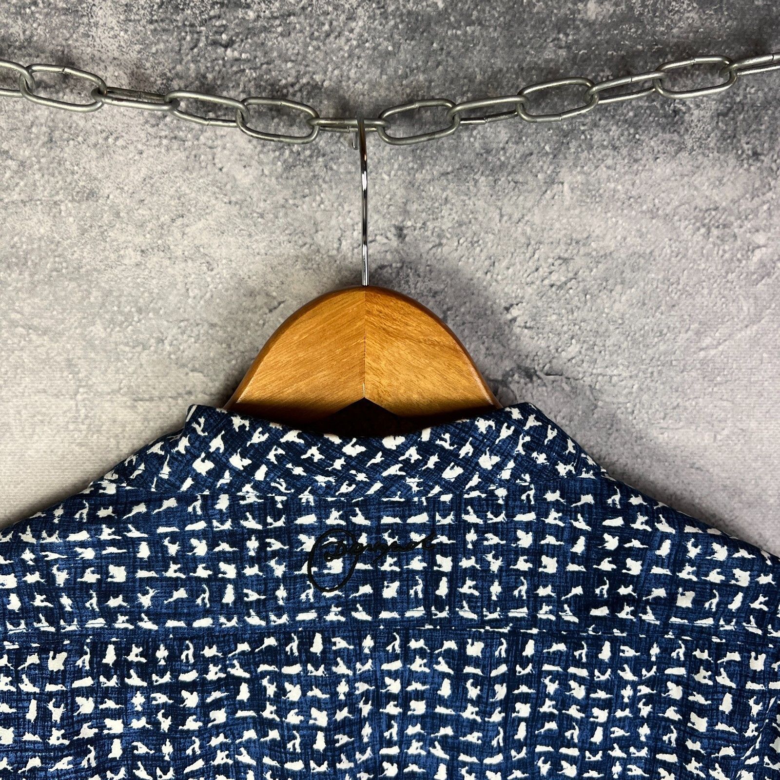Desigual Desigual Shirt Men's Size M Peverybody Slim Blue ` Size US M / EU 48-50 / 2 - 6 Thumbnail