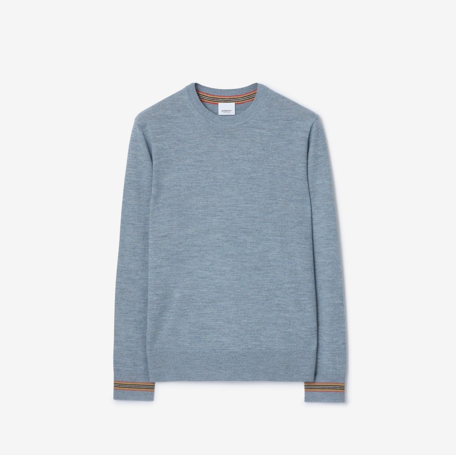 Burberry o1w1db10326 Wool Sweater in Blue Size US M / EU 48-50 / 2 - 1 Preview