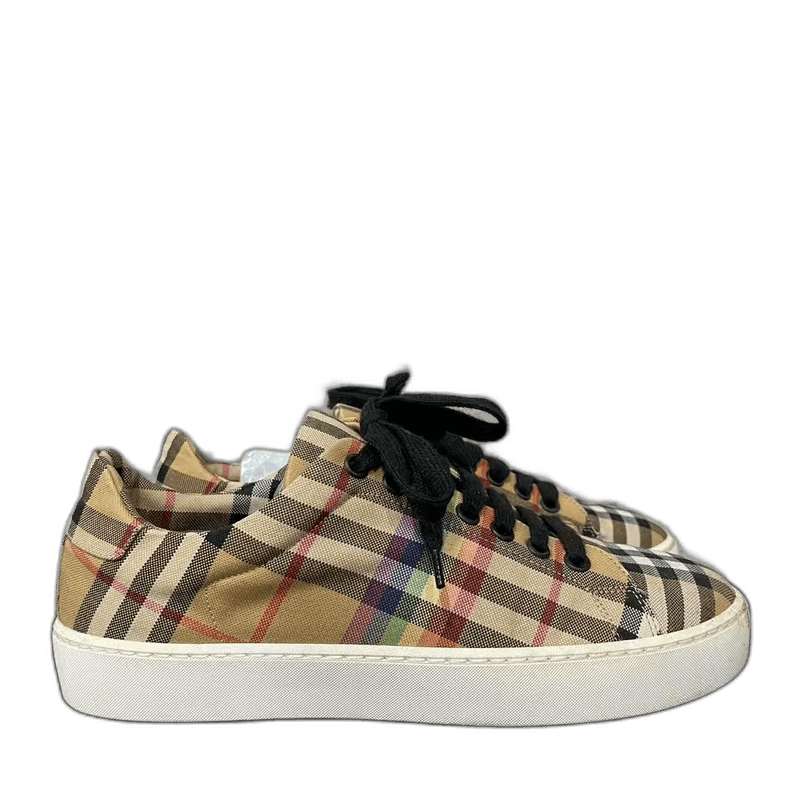 Burberry Burberry Rainbow Check Sneakers Size 38-yf Size US 6.5 / EU 39-40 - 1 Thumbnail
