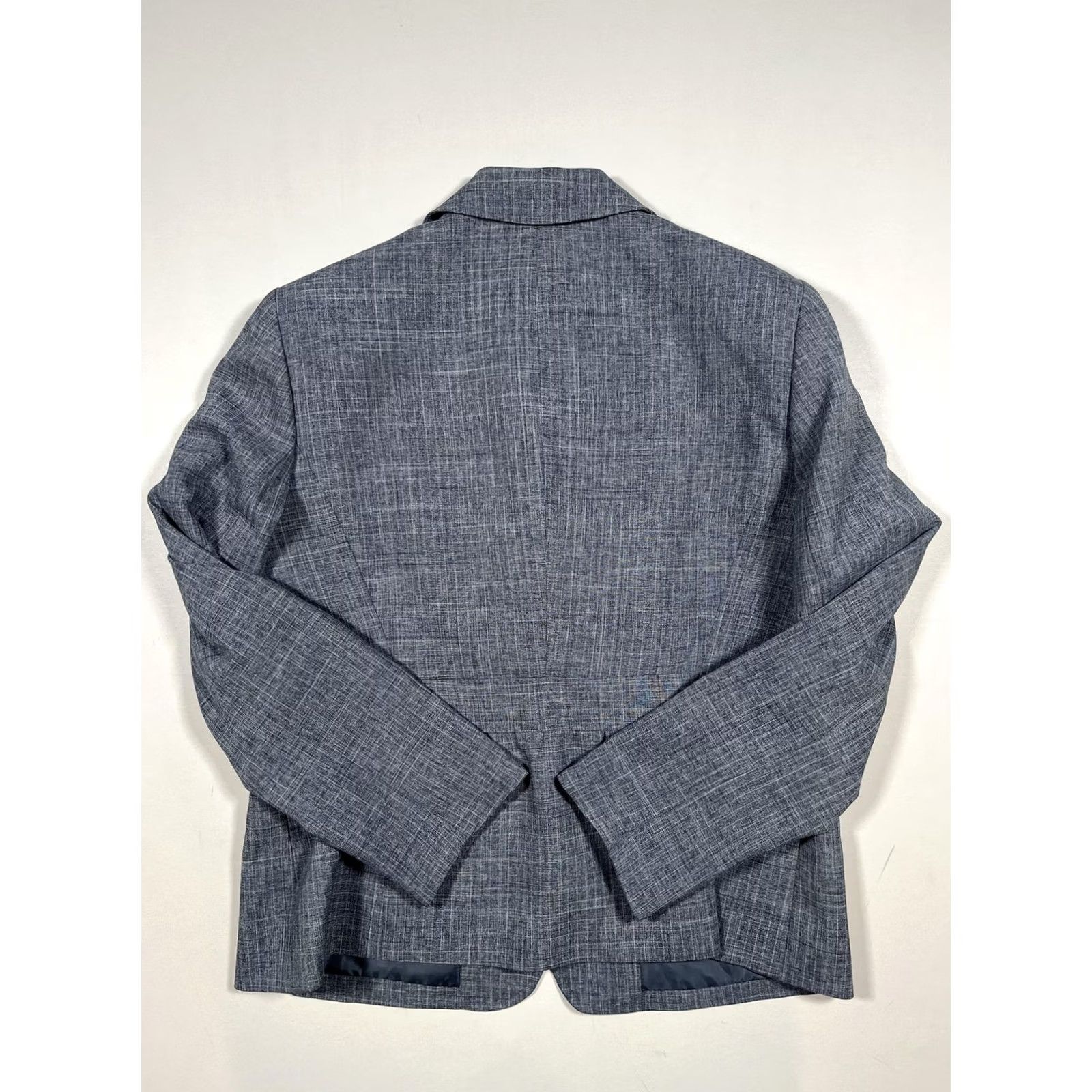 Evan Picone VINTAGE Evan-Picone Blazer Jacket Womens 14 Gray Check Tailored Lined Workwear Size XL / US 12-14 / IT 48-50 - 2 Thumbnail