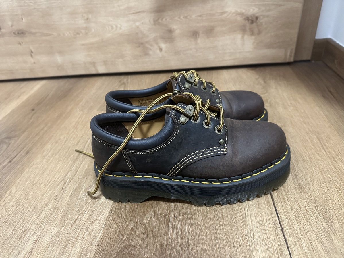 Dr. Martens Dr. Martens 8053 Arc Crazy Horse Leather Platform Shoes Size US 7.5 / EU 40-41 - 5 Thumbnail
