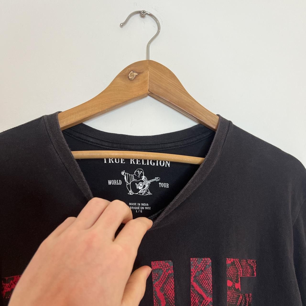 True Religion crazy true religion tee shirt Size US L / EU 52-54 / 3 - 3 Thumbnail
