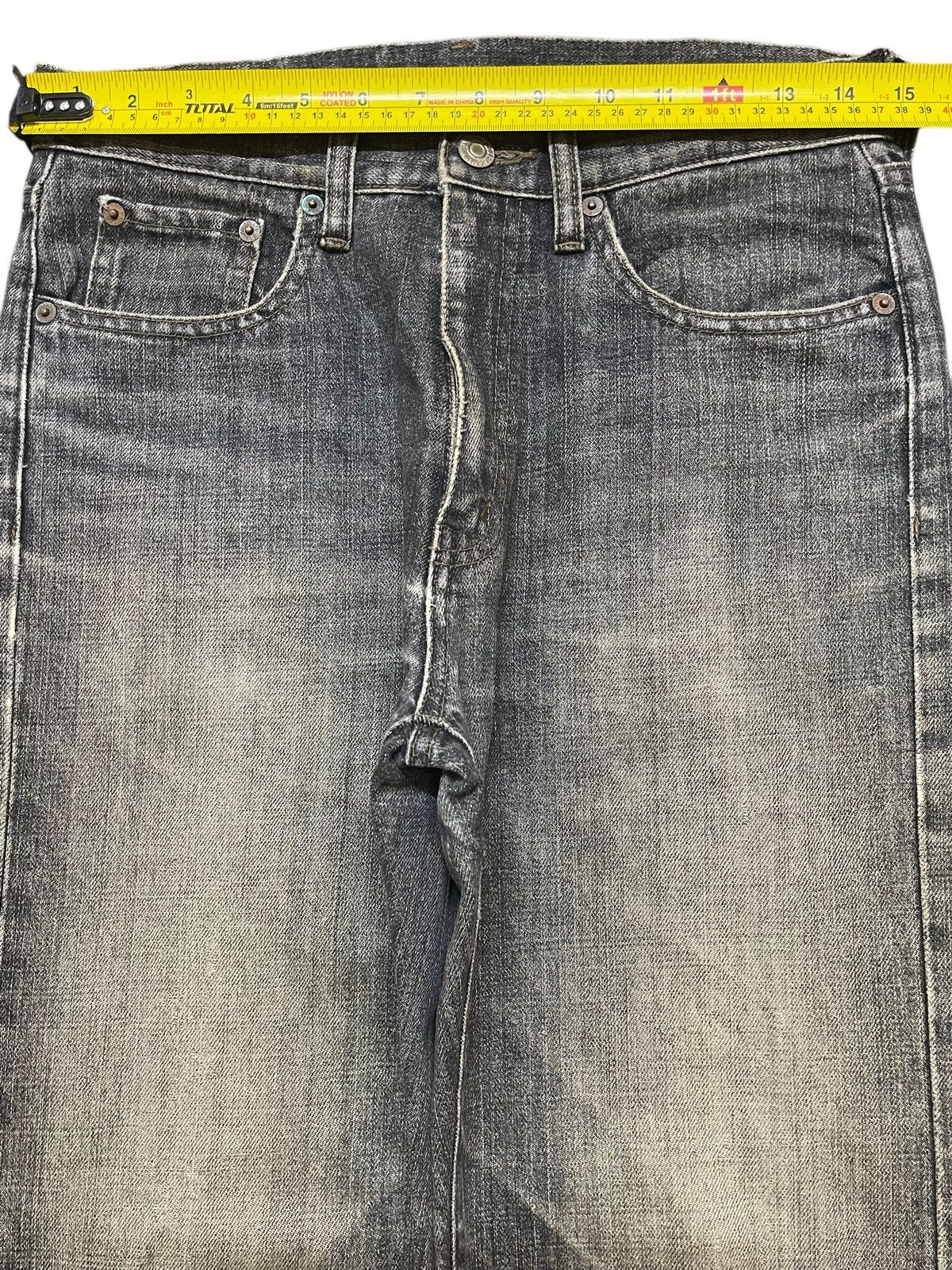 14th Addiction Vintage Japanese Brand Mud Wash Faded Style Jeans Size US 29 - 11 Thumbnail