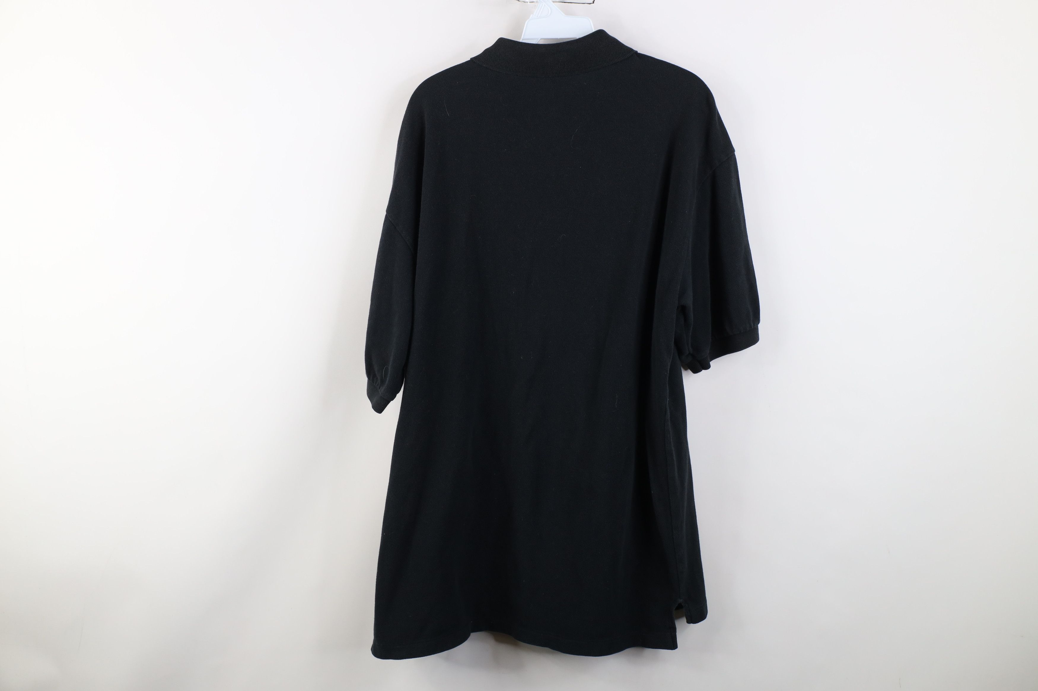 Vintage Vintage 90s Streetwear Heavy Collared Golf Polo Shirt Black Size US XL / EU 56 / 4 - 12 Thumbnail