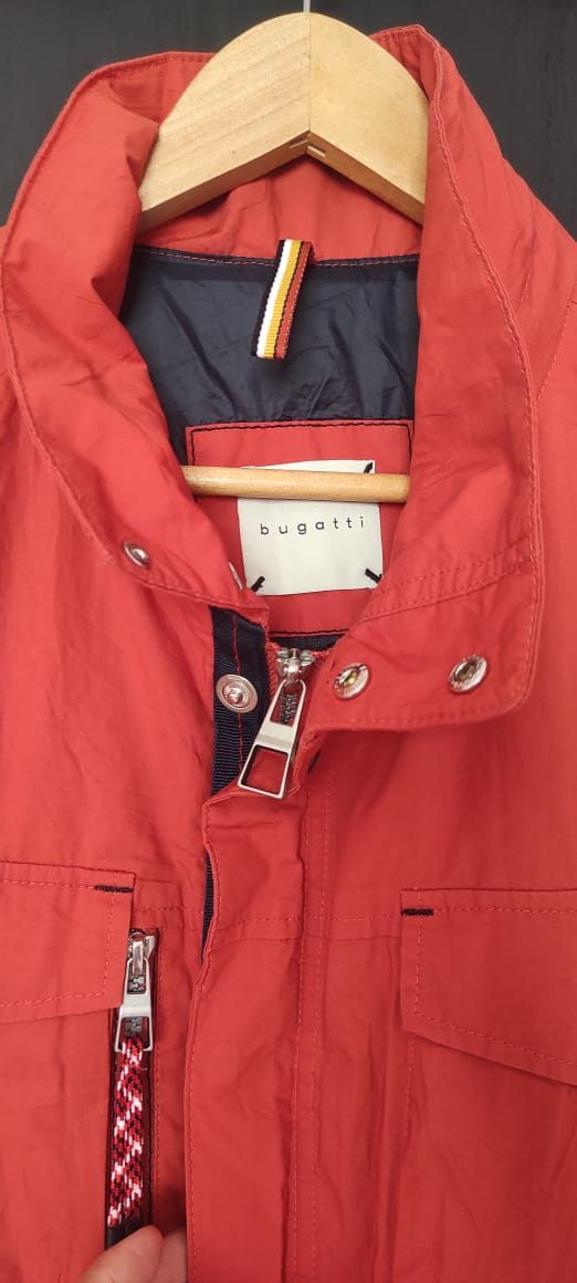 Bugatti BUGATTI Light Orange Jacket Full Zip 4 Pockets Made Germany Size M / US 6-8 / IT 42-44 - 10 Thumbnail