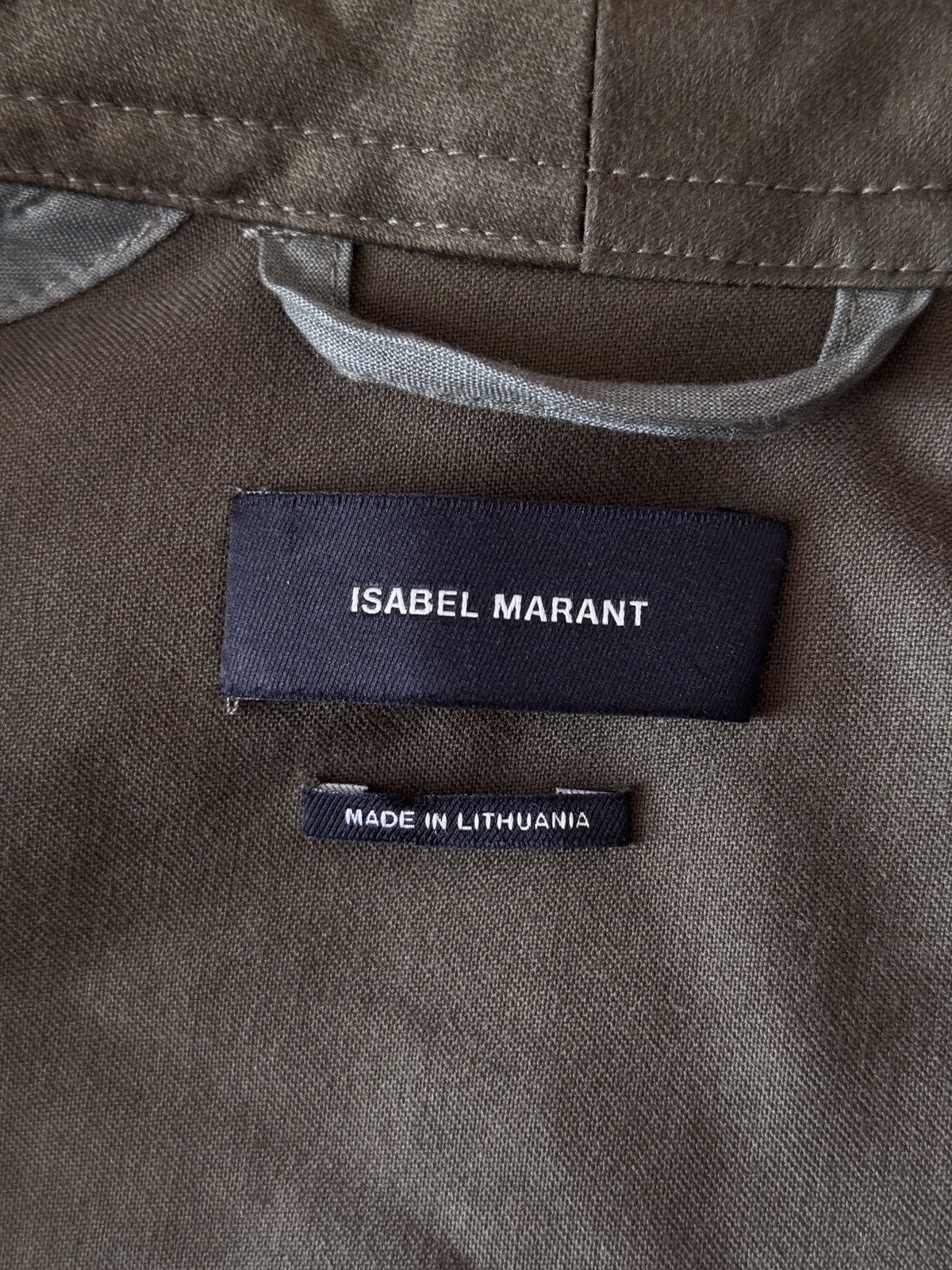 Isabel Marant 🔥 Isabel Marant Green Workwear Jacket Size XS / US 0-2 / IT 36-38 - 5 Thumbnail