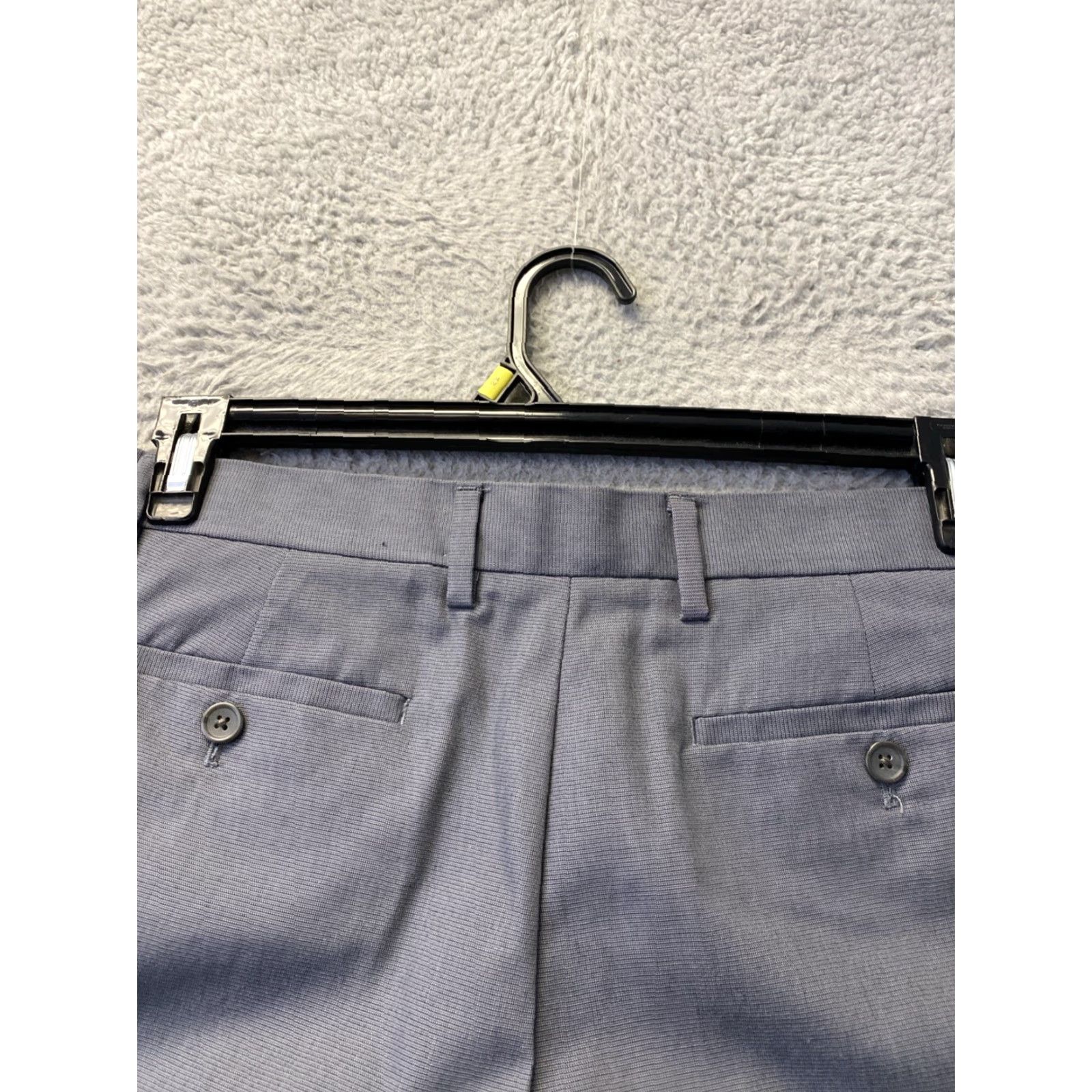 Banana Republic Banana Republic Pants Dress Men's 33x32 Gray Slim Straight Button/0669 Size US 33 - 7 Thumbnail
