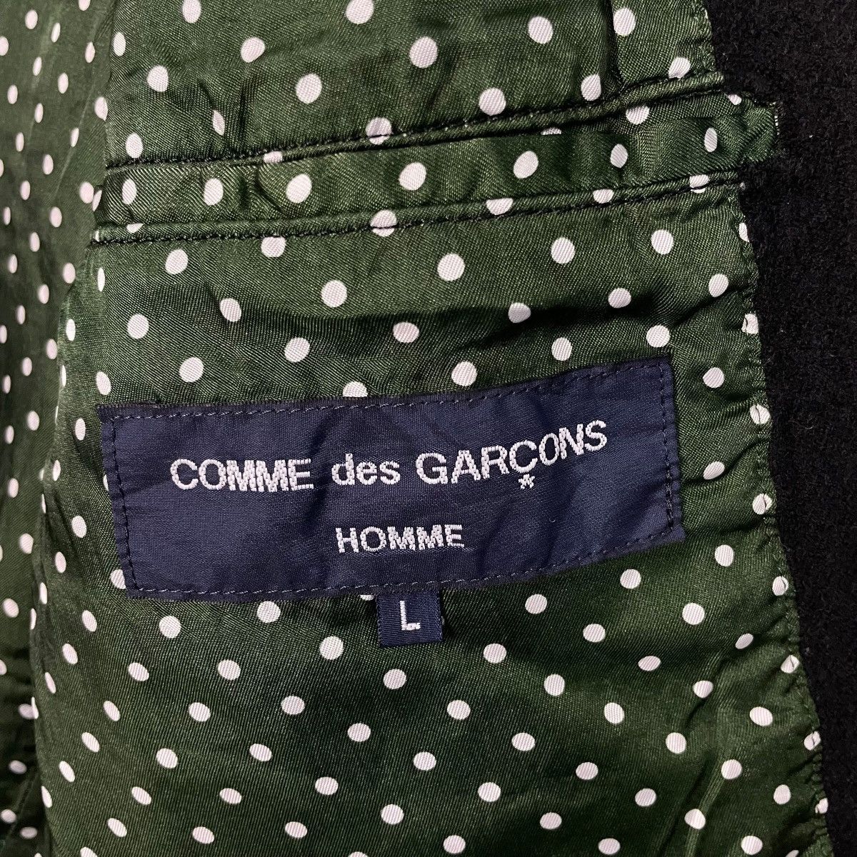 Comme des Garcons Homme Comme Des Garcons Homme Wool Casual Jacket Size US L / EU 52-54 / 3 - 15 Thumbnail