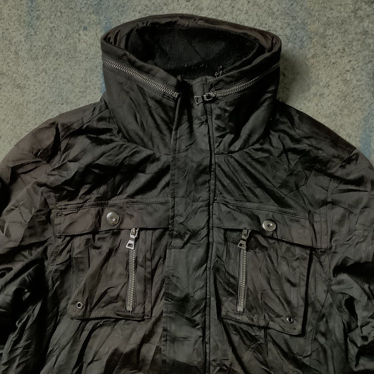 If Six Was Nine × In The Attic × Le Grande Bleu (L.G.B.) Sunfading In The Attic Bikers Jacket Style If Six Was Nine Size US M / EU 48-50 / 2 - 2 Thumbnail
